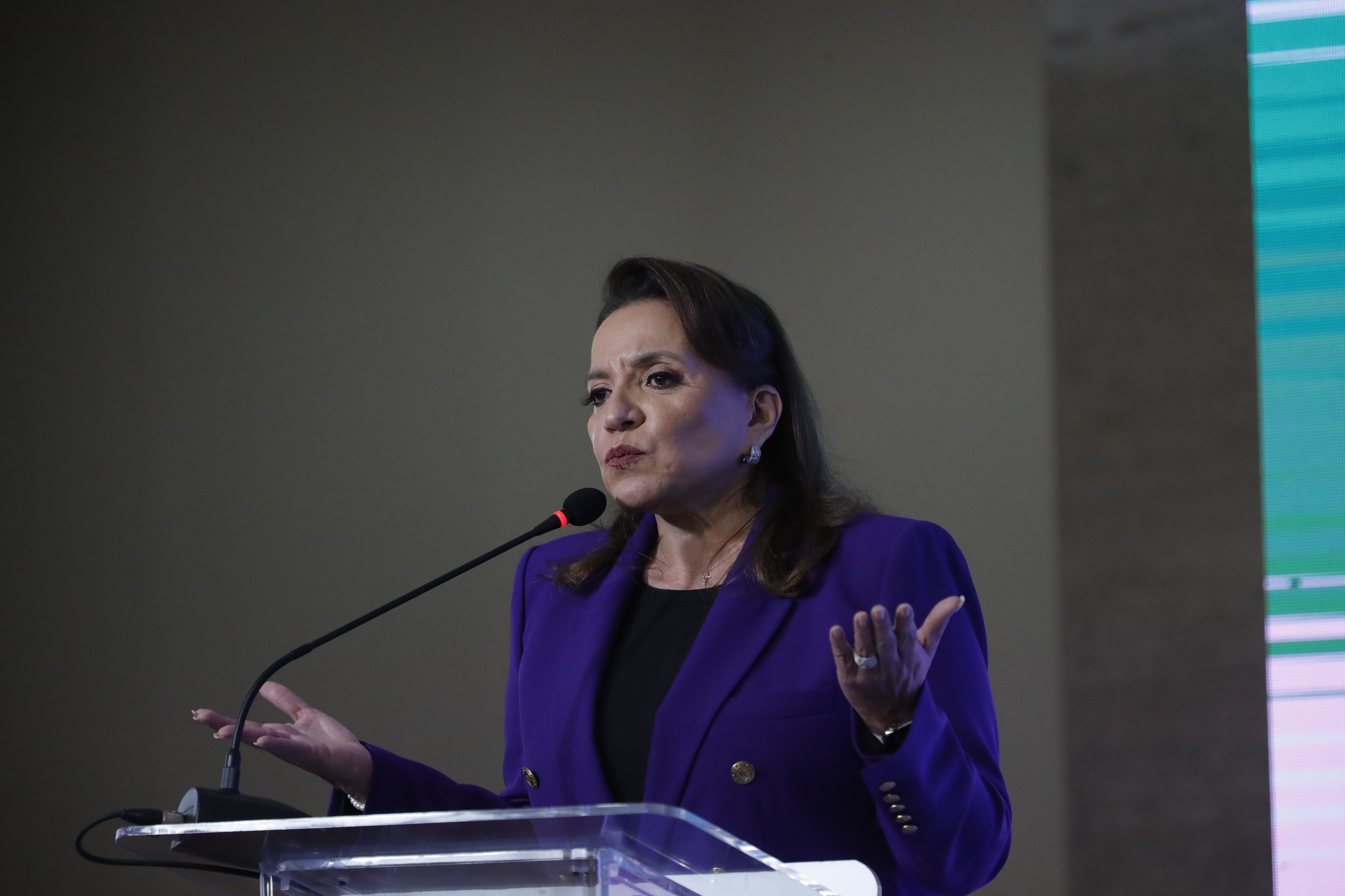 La presidenta electa de Honduras, Xiomara Castro