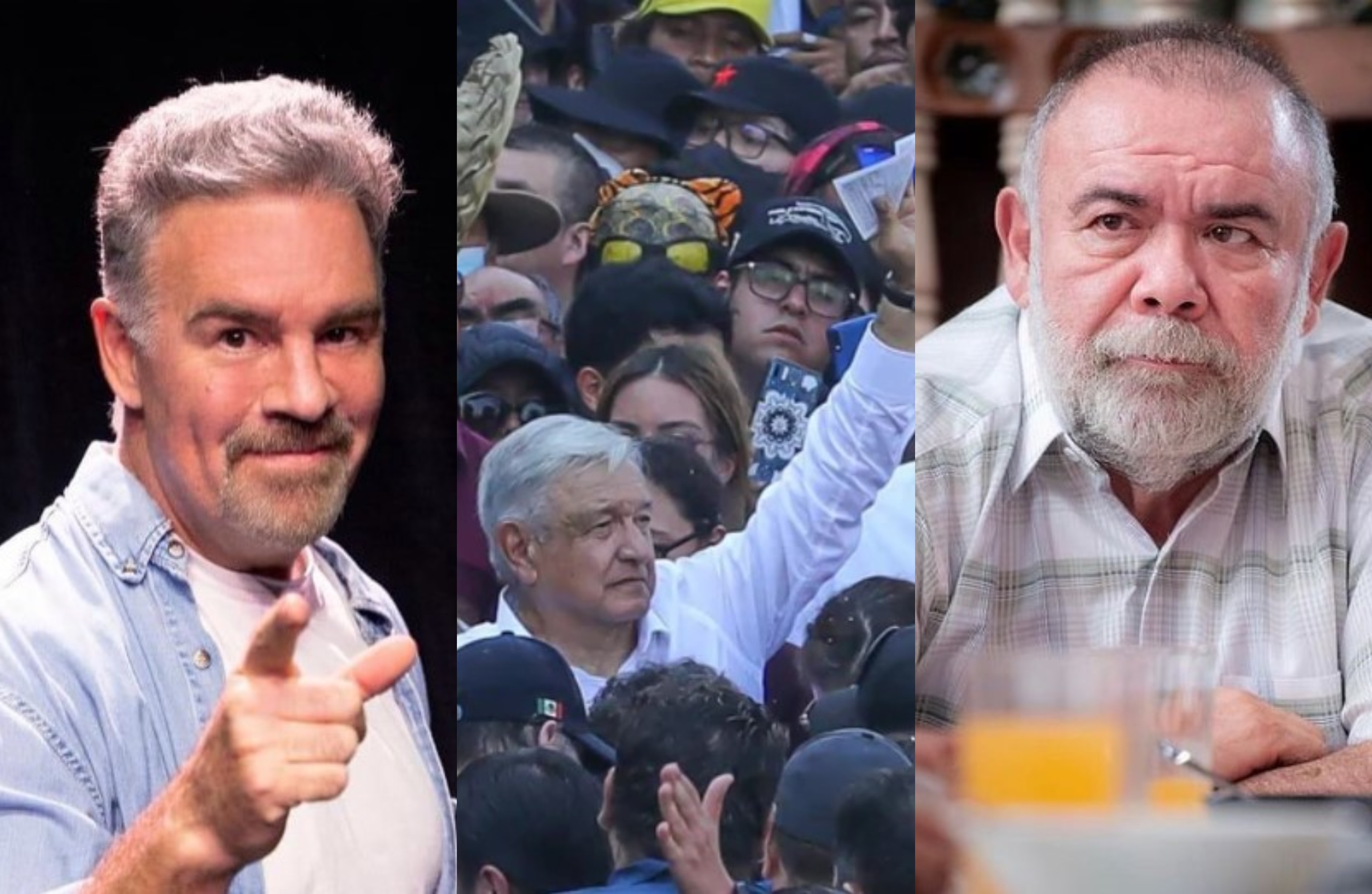 Entre Damián Alcazar y Ari Telch: qué famosos fueron a la Marcha de AMLO