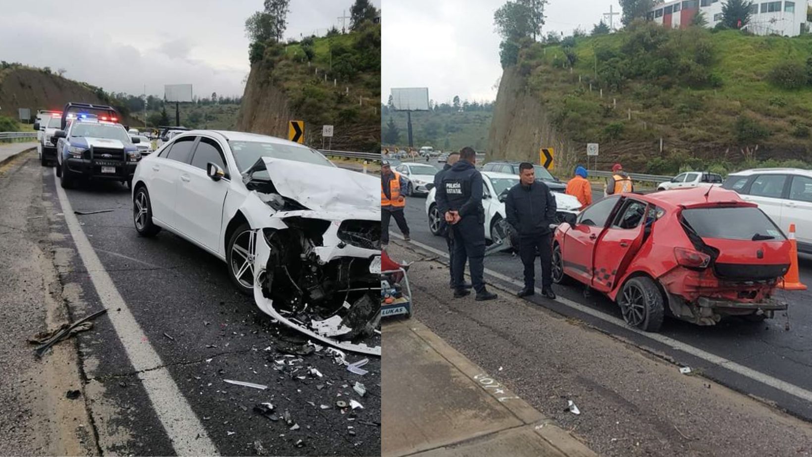 Aparatoso accidente en Lomas Verdes por exceso de velocidad dejó un muerto y 2 lesionados 