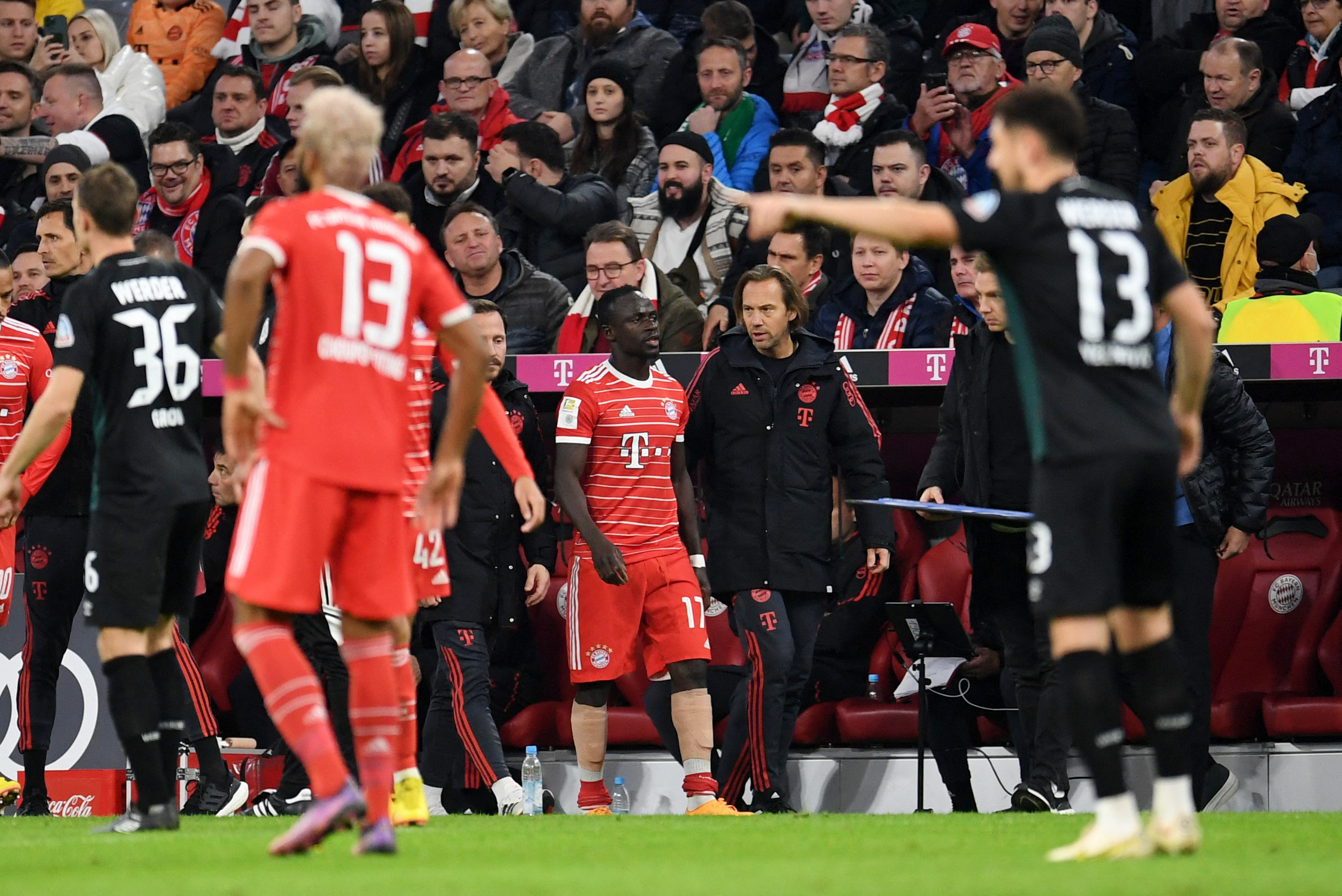 El atacante de Senegal se lesionó en la última presentación del Bayern Múnich (Foto: Reuters)