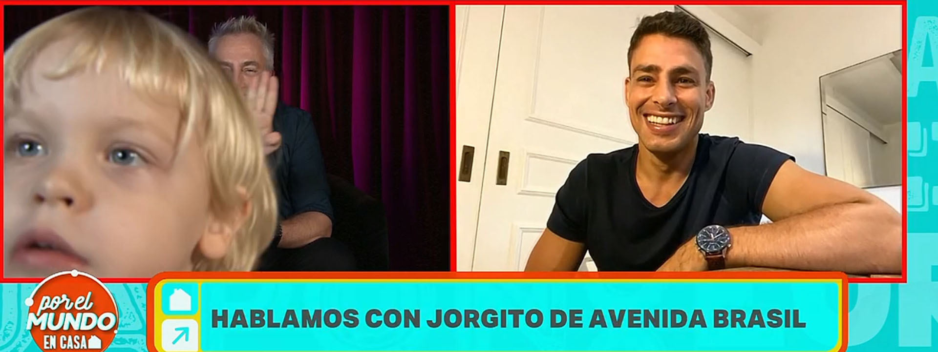 Mirko fue el gran protagonista de la entrevista con Cauã Reymond