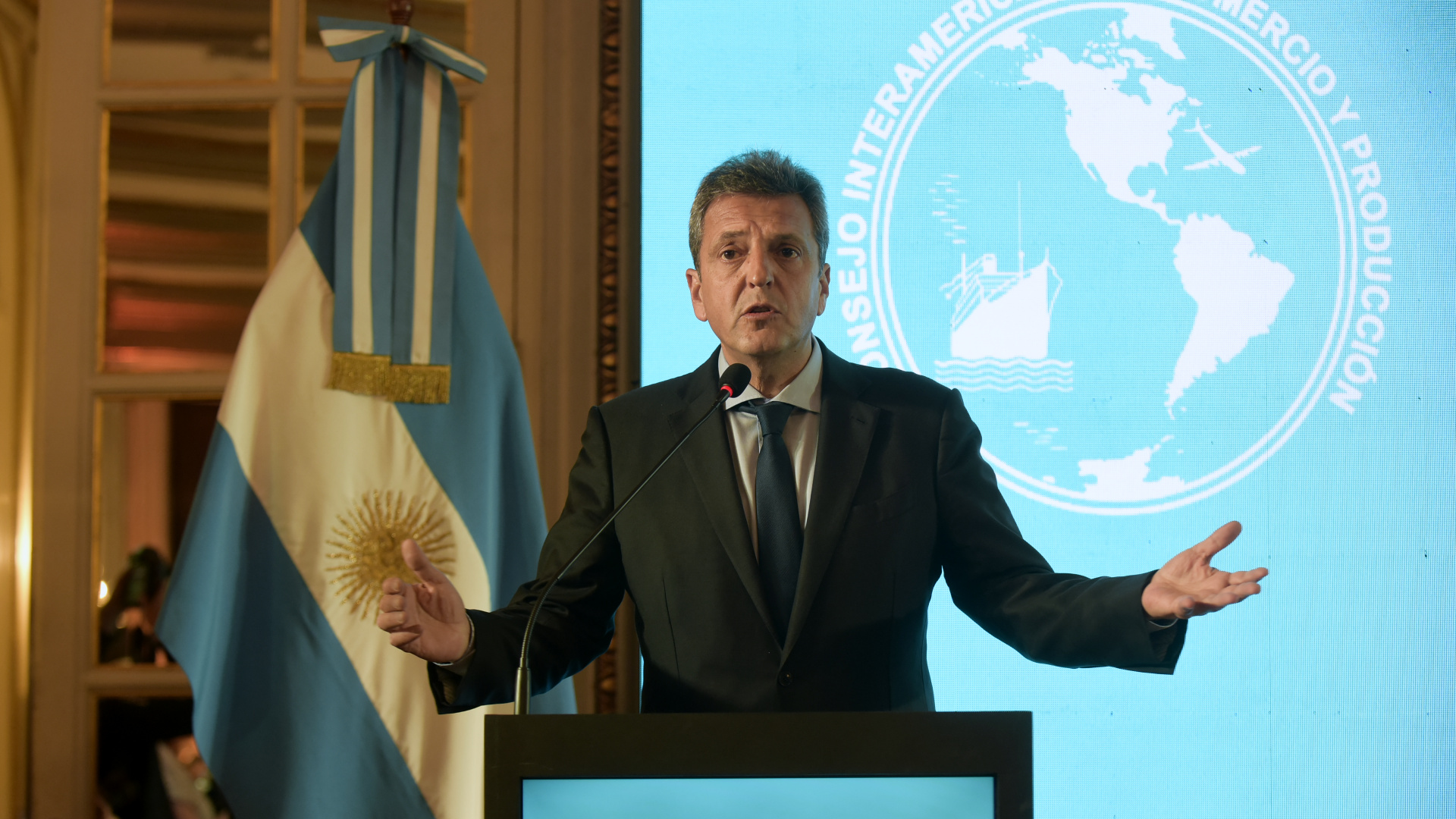 El ministro de Economía argentino Sergio Massa (Gustavo Gavotti)