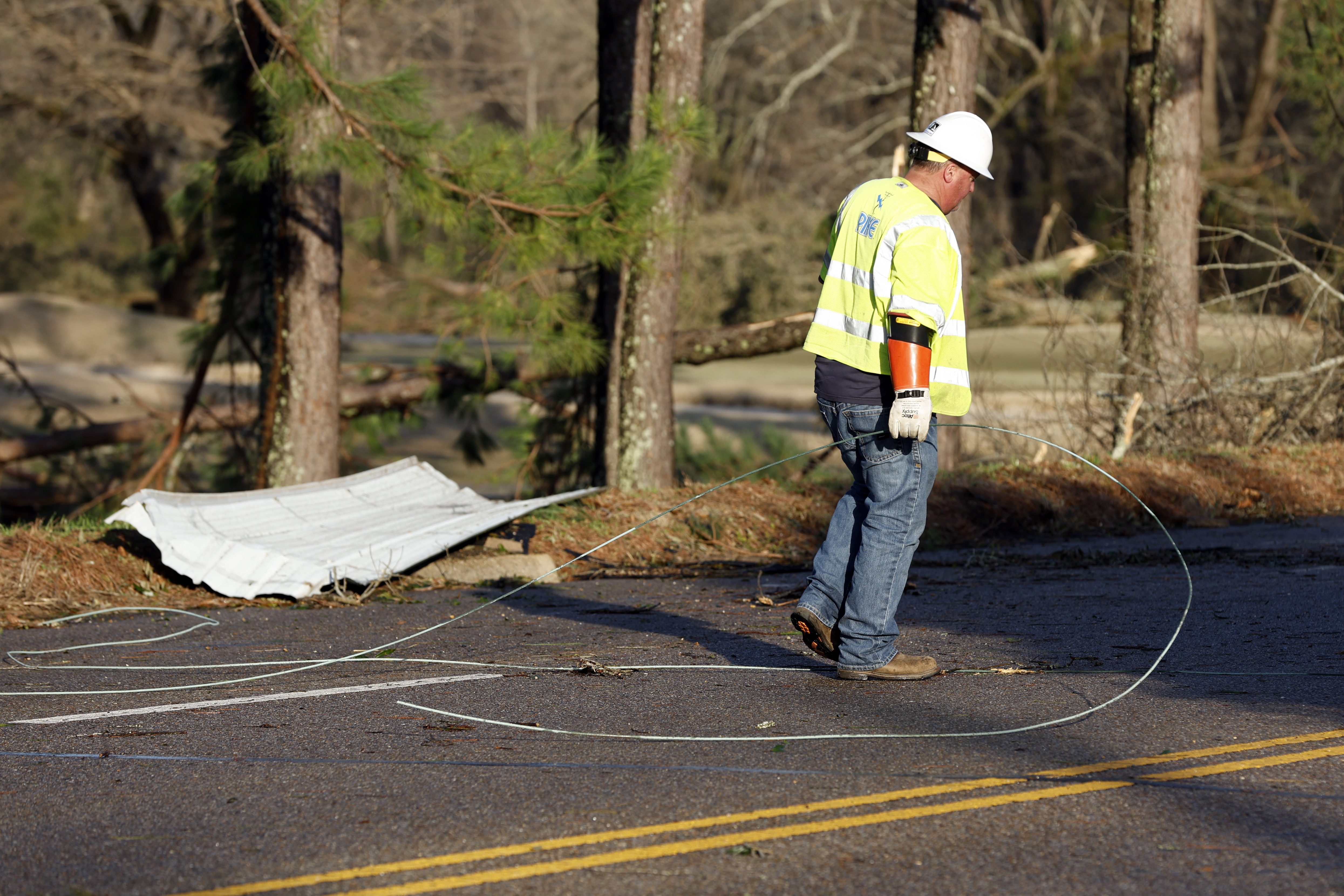 Trabajadores en Sema, Alabama