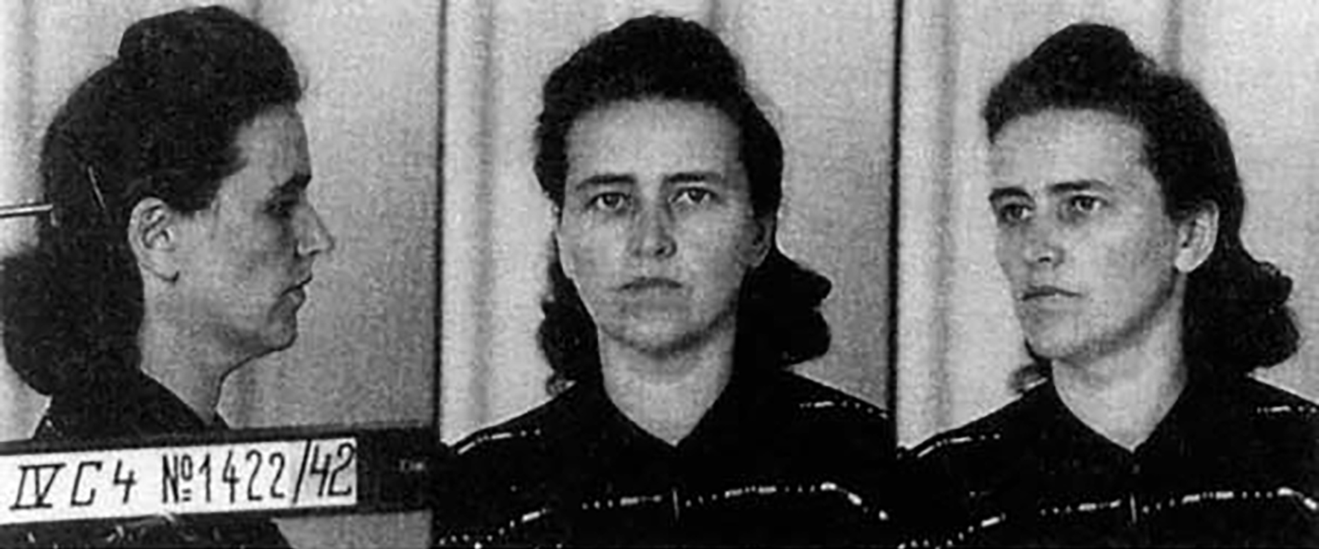 Las fotografías del legajo de la Gestapo tras la detención de Elise Hampel. La pareja durante dos años repartió postales en Berlín críticas al nazismo y sus jerarcas. La Gestapo los buscó con denuedo