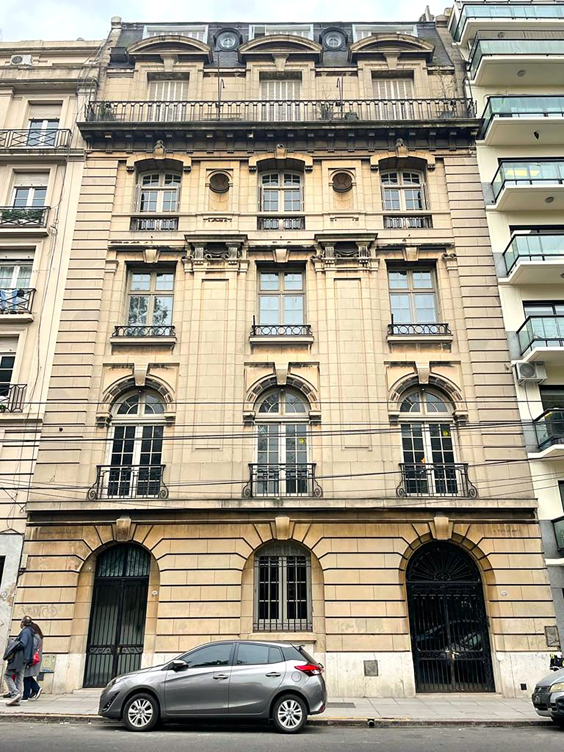 French style facade building 1926 .  was created in