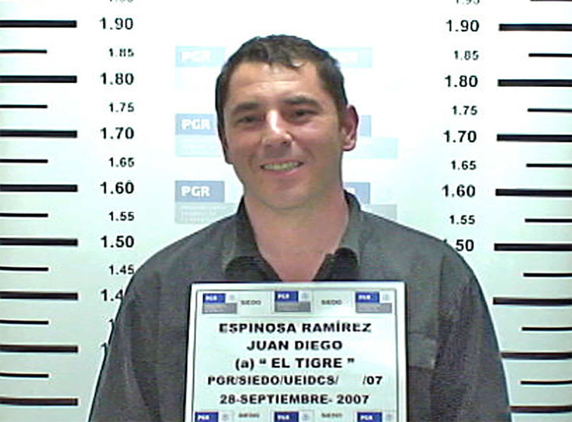 Juan Diego Espinosa Ramírez, El tigre, second most important man in the Valle del Norte cartel in Colombia and sentimental partner of Sandra Ávila.