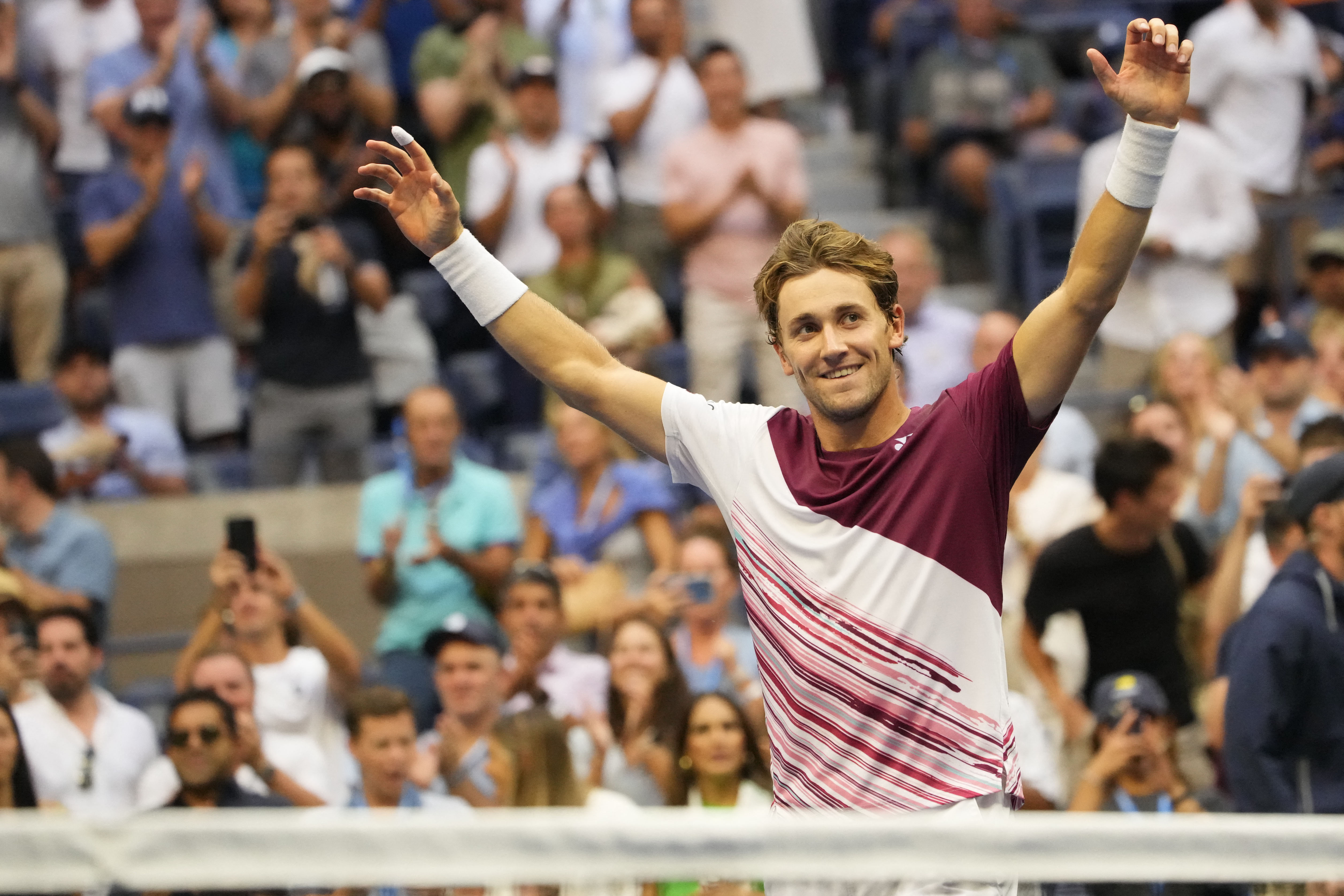 Casper Ruud, de 23 años, jugará su segunda final de un Grand Slam(USA TODAY Sports)