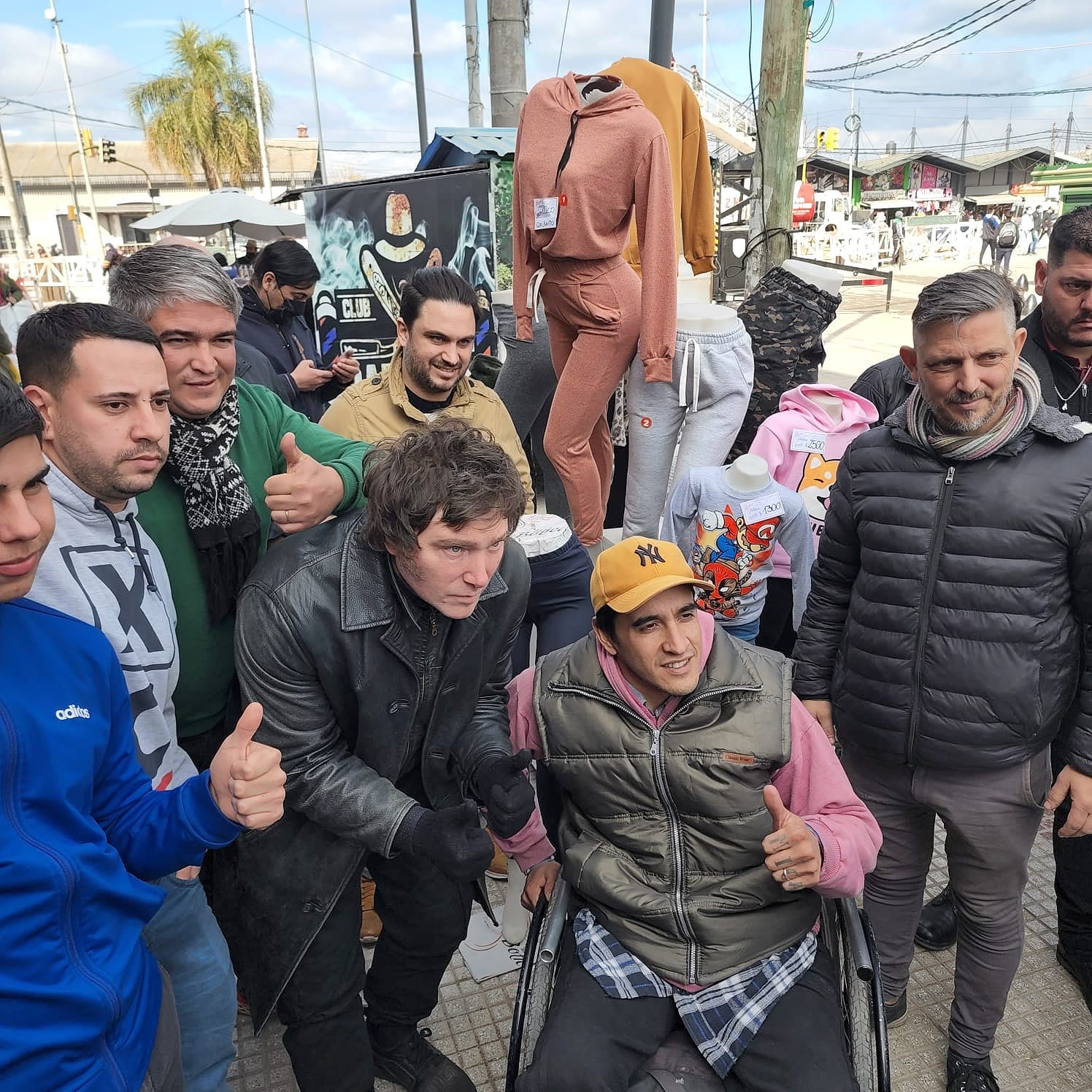 Javier Milei en La Matanza