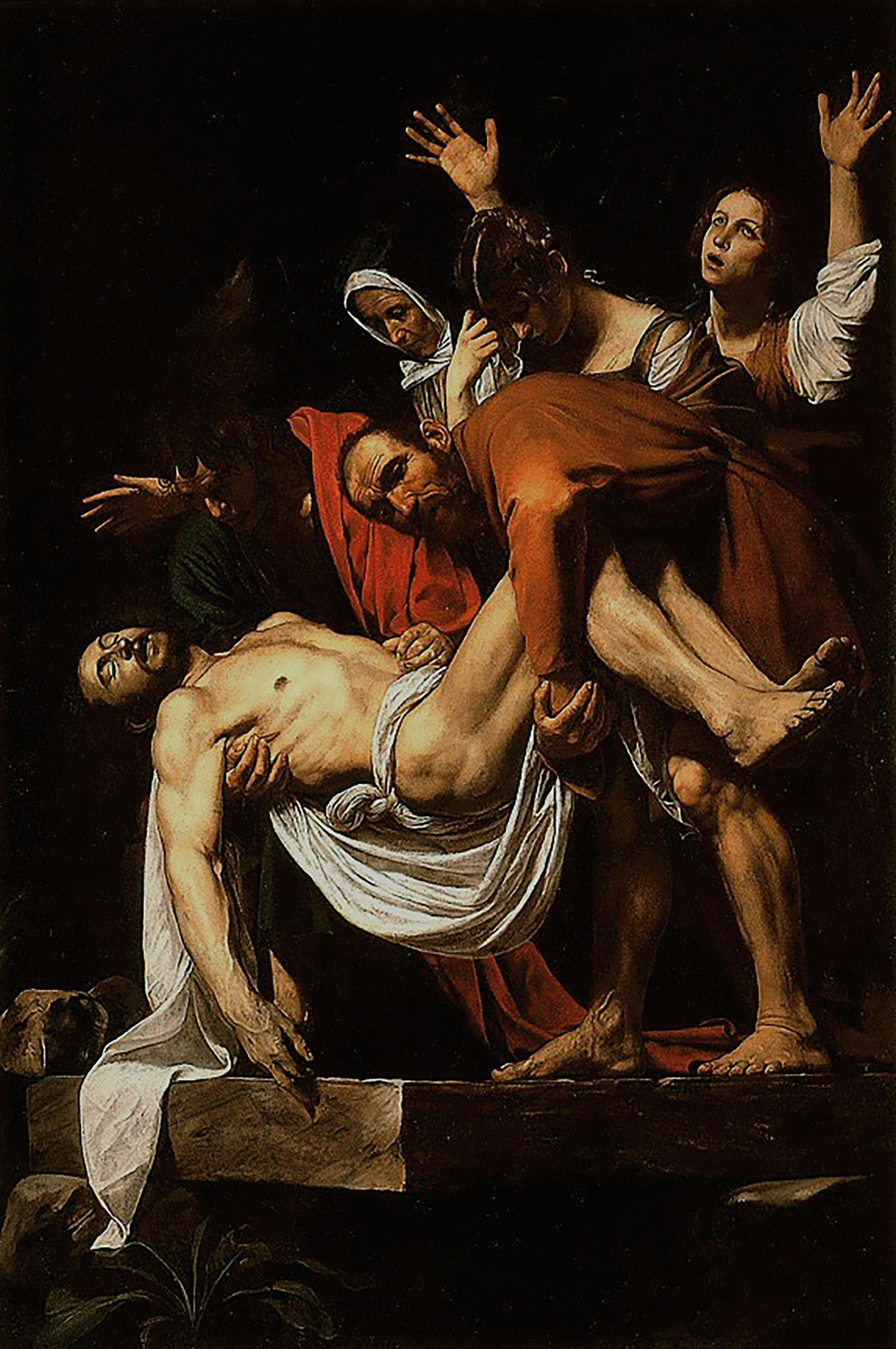 El entierro de Cristo, por Caravaggio