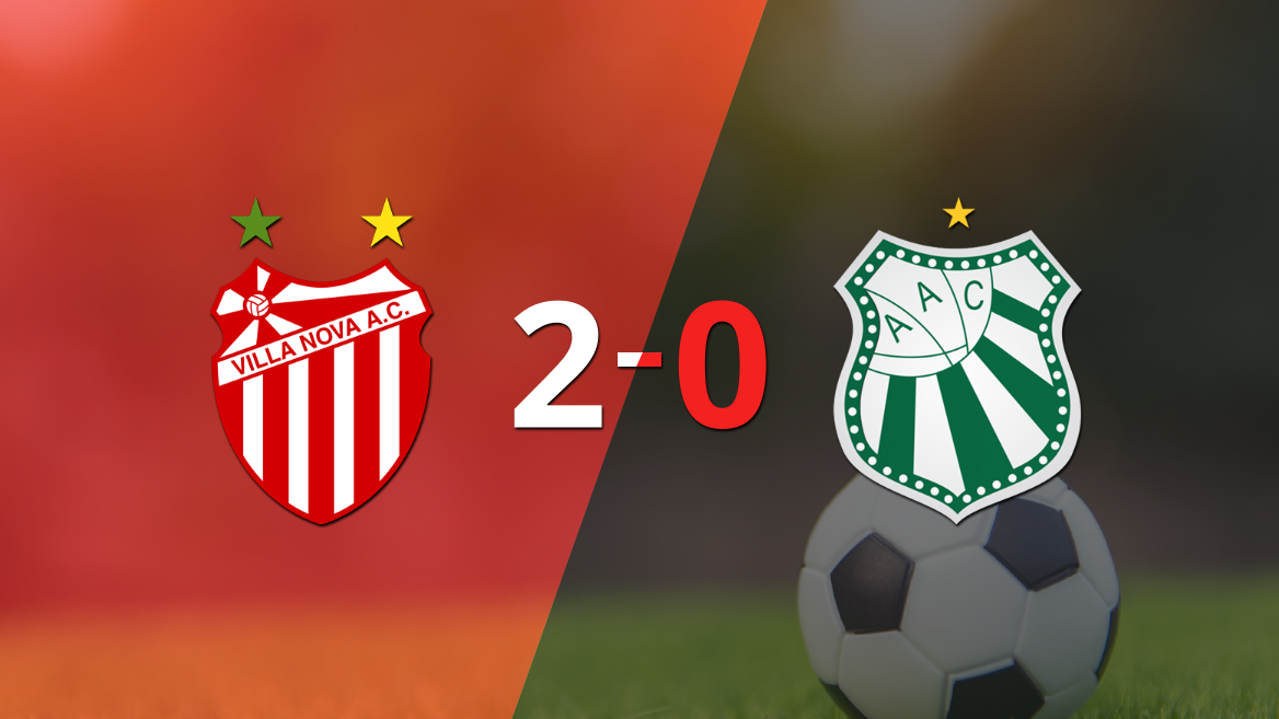 Con dos goles, Villa Nova-MG se impuso a Caldense en el estadio Castor Cifuentes