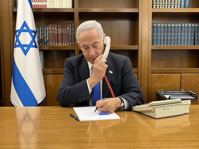 First photo of Benjamin Netanyahu as Israel's new Prime Minister