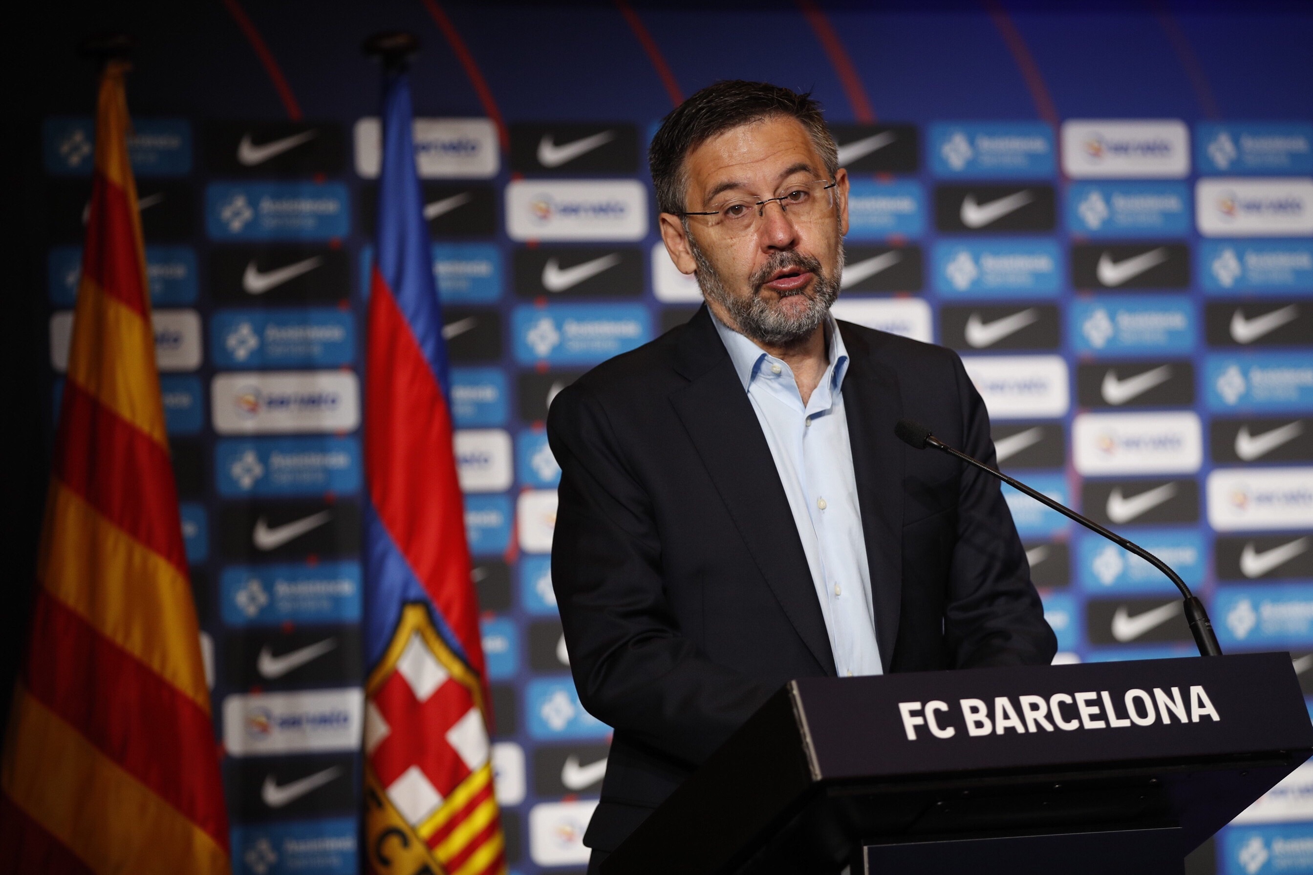 El presidente del FC Barcelona, Josep Maria Bartomeu (EFE/Alejandro García)
