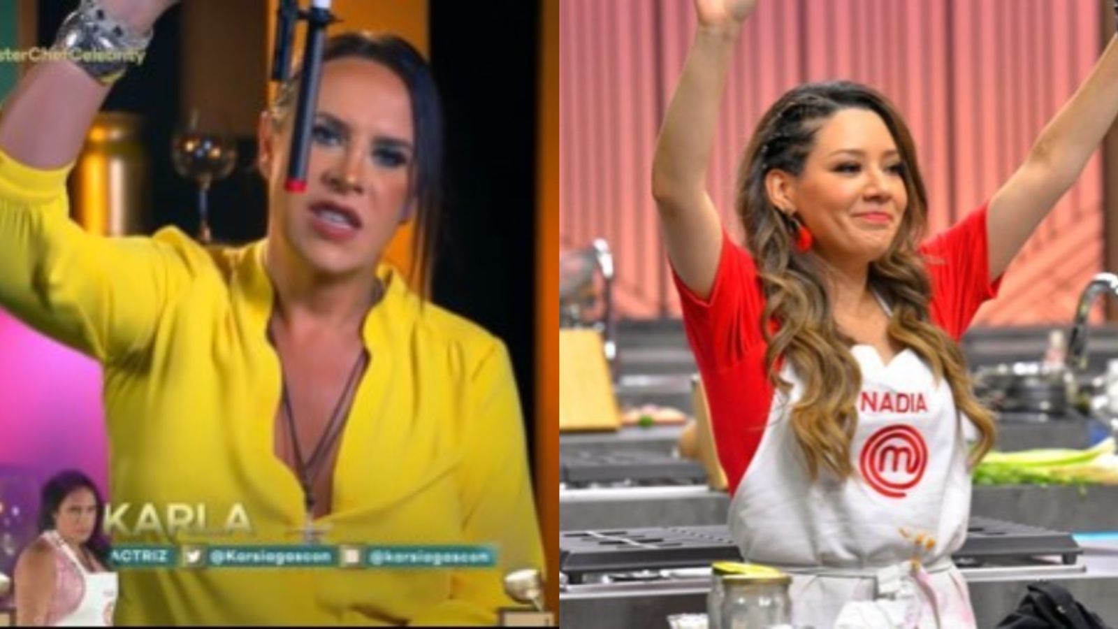 La impactante amenaza de Karla Sofía Gascón a Nadia en MasterChef Celebrity