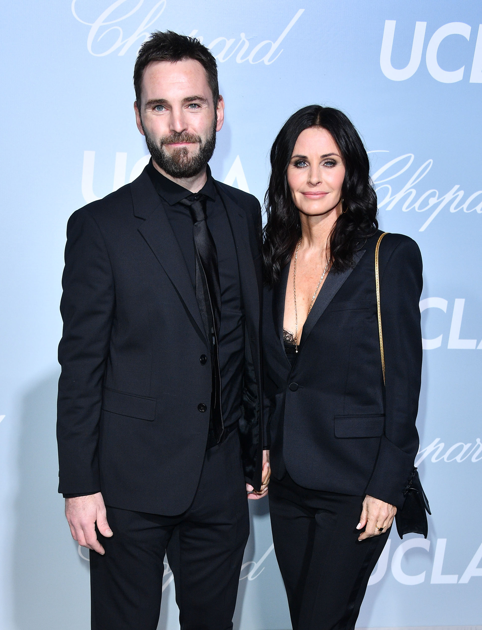 Johnny McDaid y Courteney Cox (Photo by George Pimentel/Getty Images)