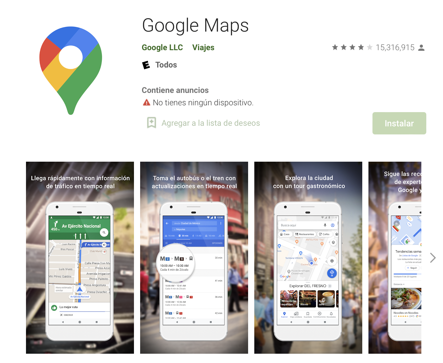 Google Maps.  (picture: Google Play Store)