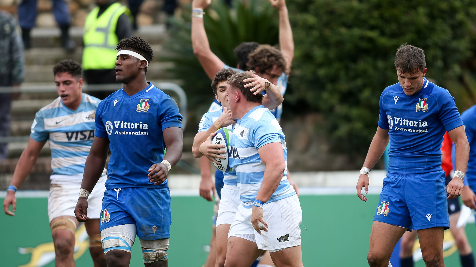 Los Pumitas vencieron a Italia en su debut en el Mundial juvenil de Rugby (@unionargentina)