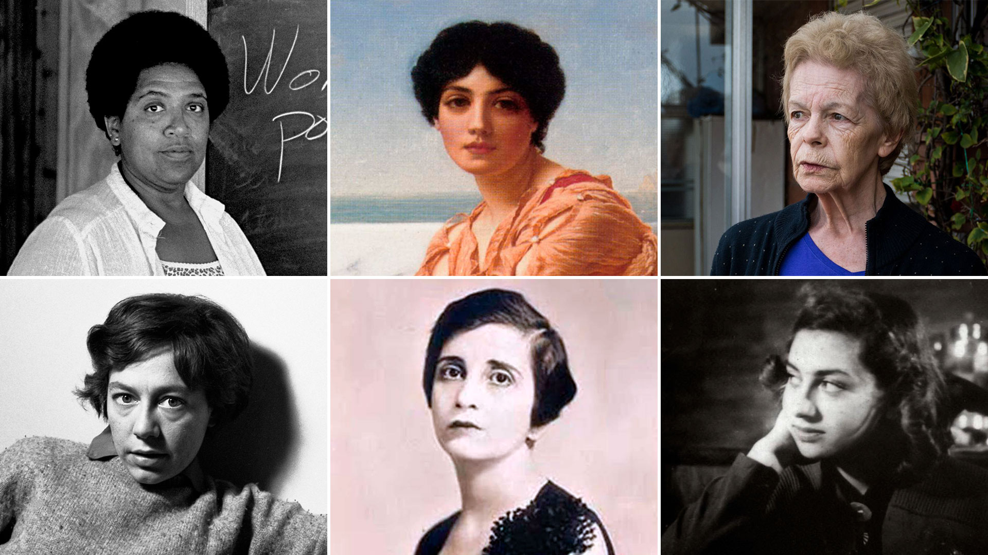 Las autoras interpretadas en "La Biblioteca Sonora de las Mujeres"