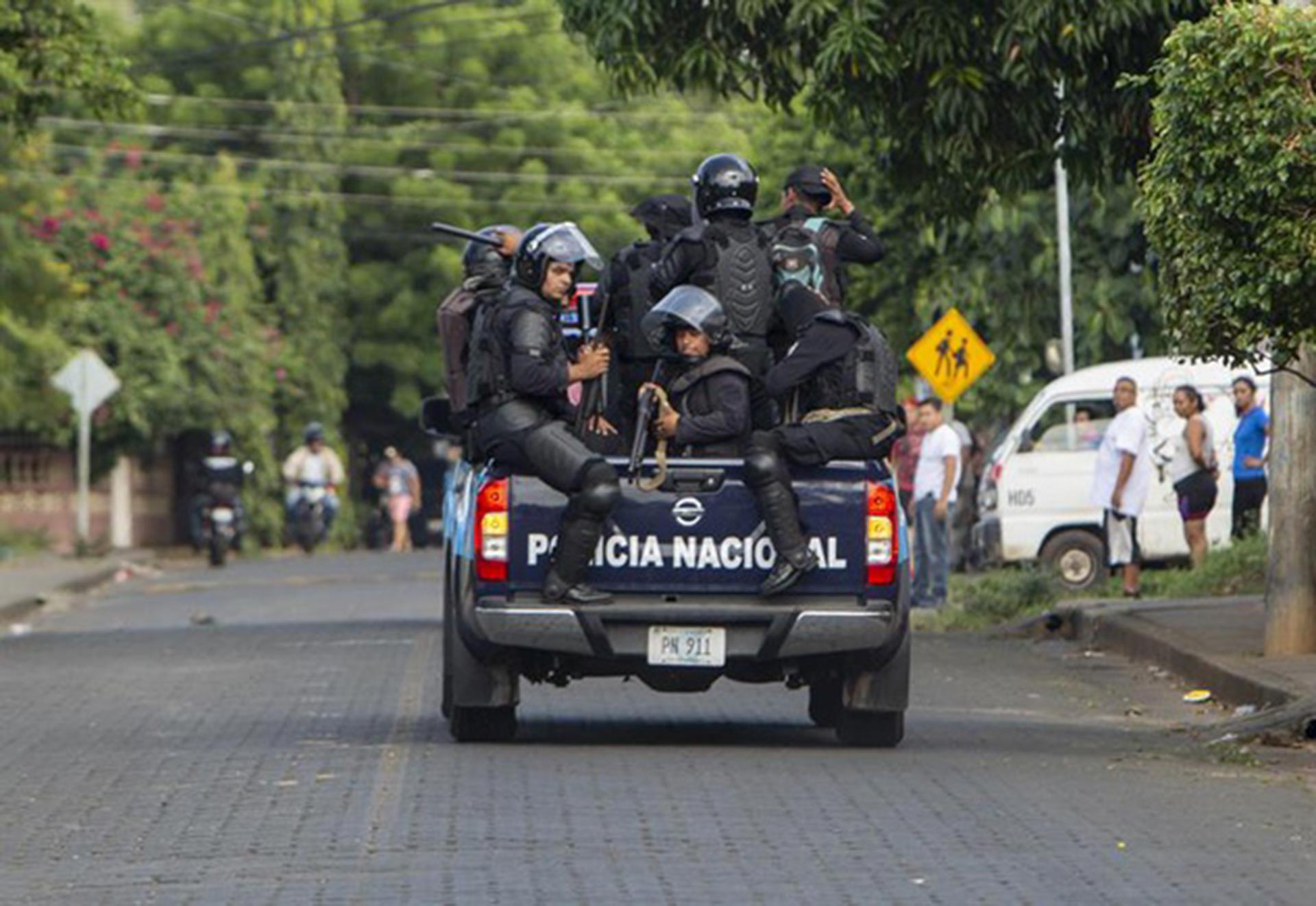 La Policía nicaragüense tiene ahora la facultad legal de autorizar o prohibir manifestaciones públicas en campaña electoral. (Foto EFE)
