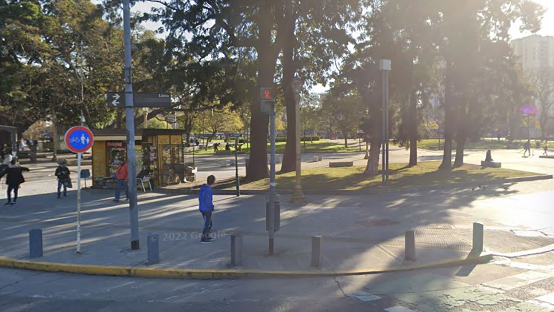 Plaza Constitución, donde ocurrió el hecho