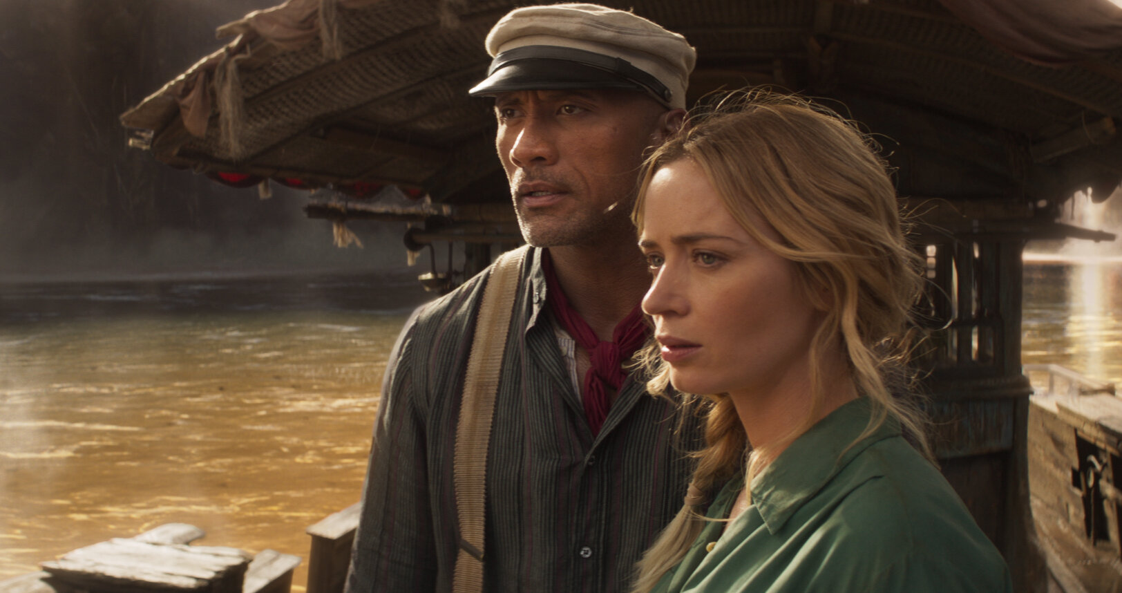 "Jungle Cruise", starring Emily Blunt and Dwayne Johnson, is getting a sequel. (Disney)