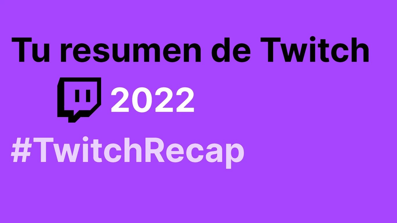Twitch habilitó la función de Recap para que los usuarios resuman su año 2022 en datos. (Captura)