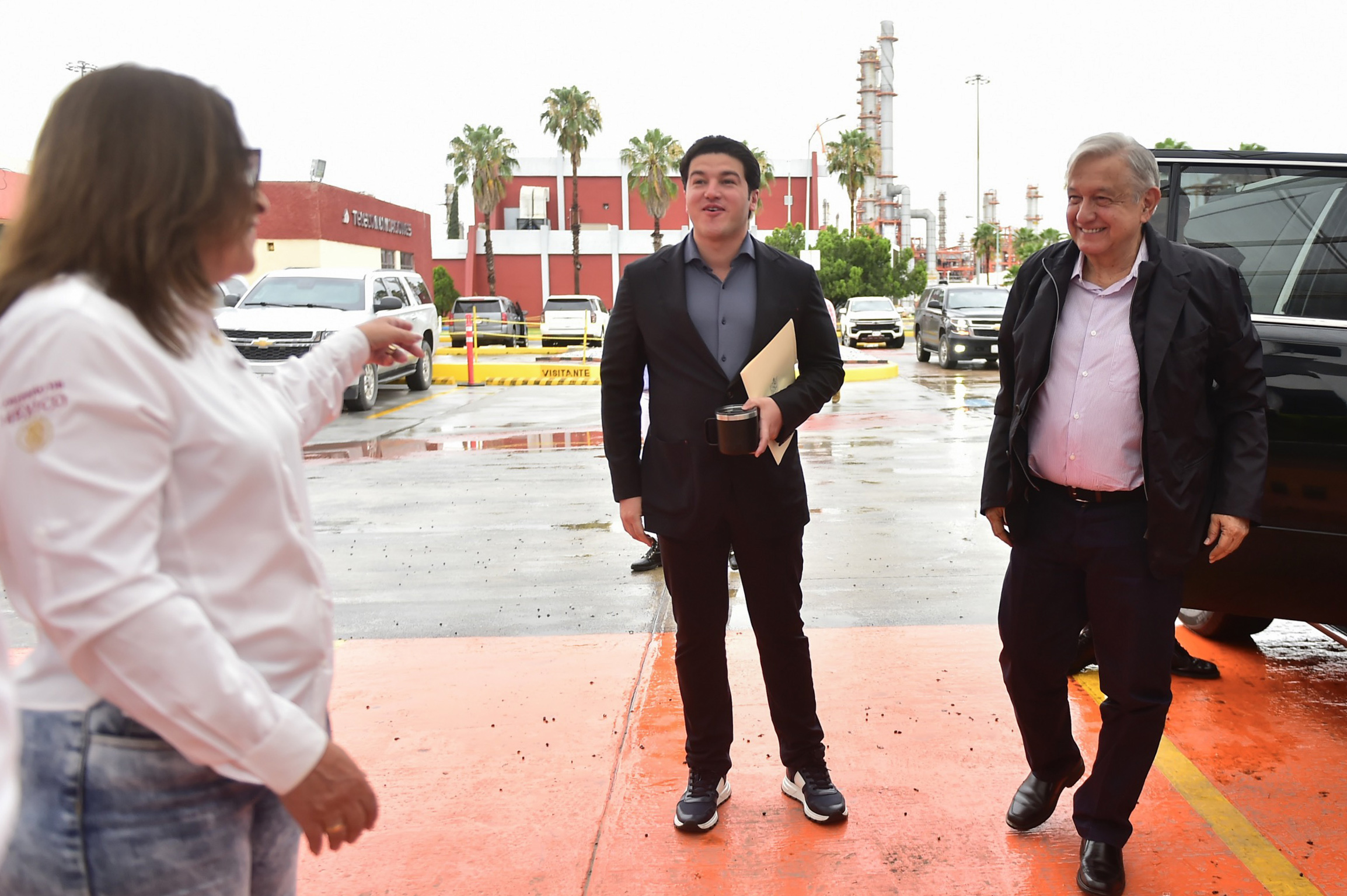 López Obrador se reunió con Samuel García en Nuevo León (Twitter @lopezobrador_)