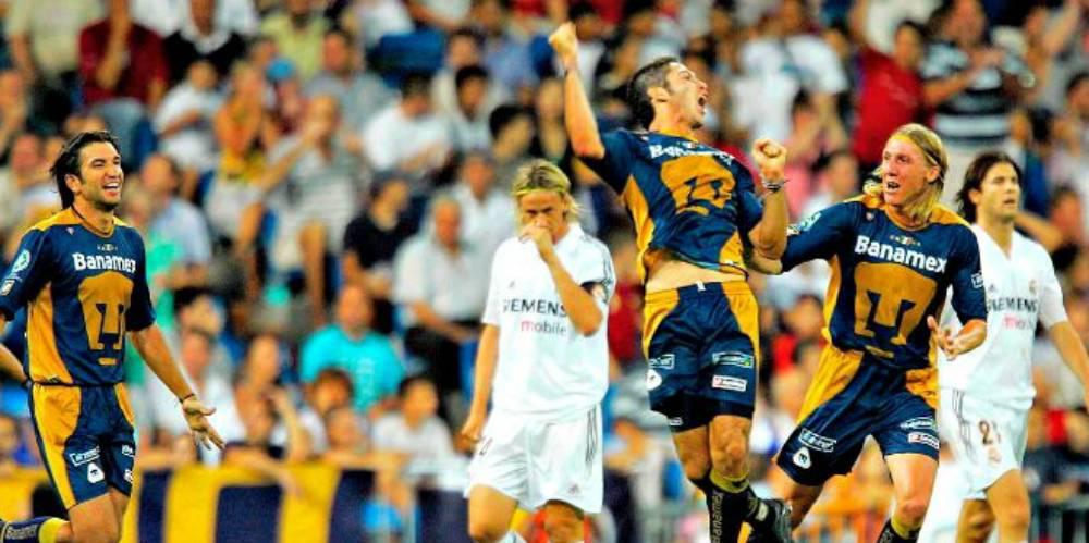 Pumas ya sabe lo que es vencer a un gigante de España como visitante; en 2004 ganaron el trofeo Santiago Bernabeú