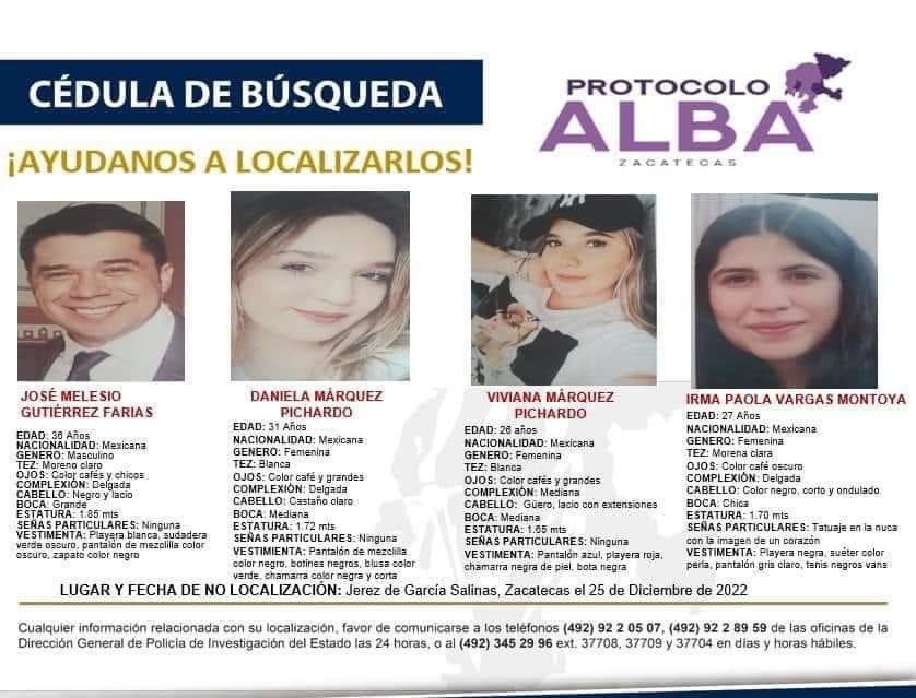 Jóvenes desaparecidos en Zacatecas (Especial)