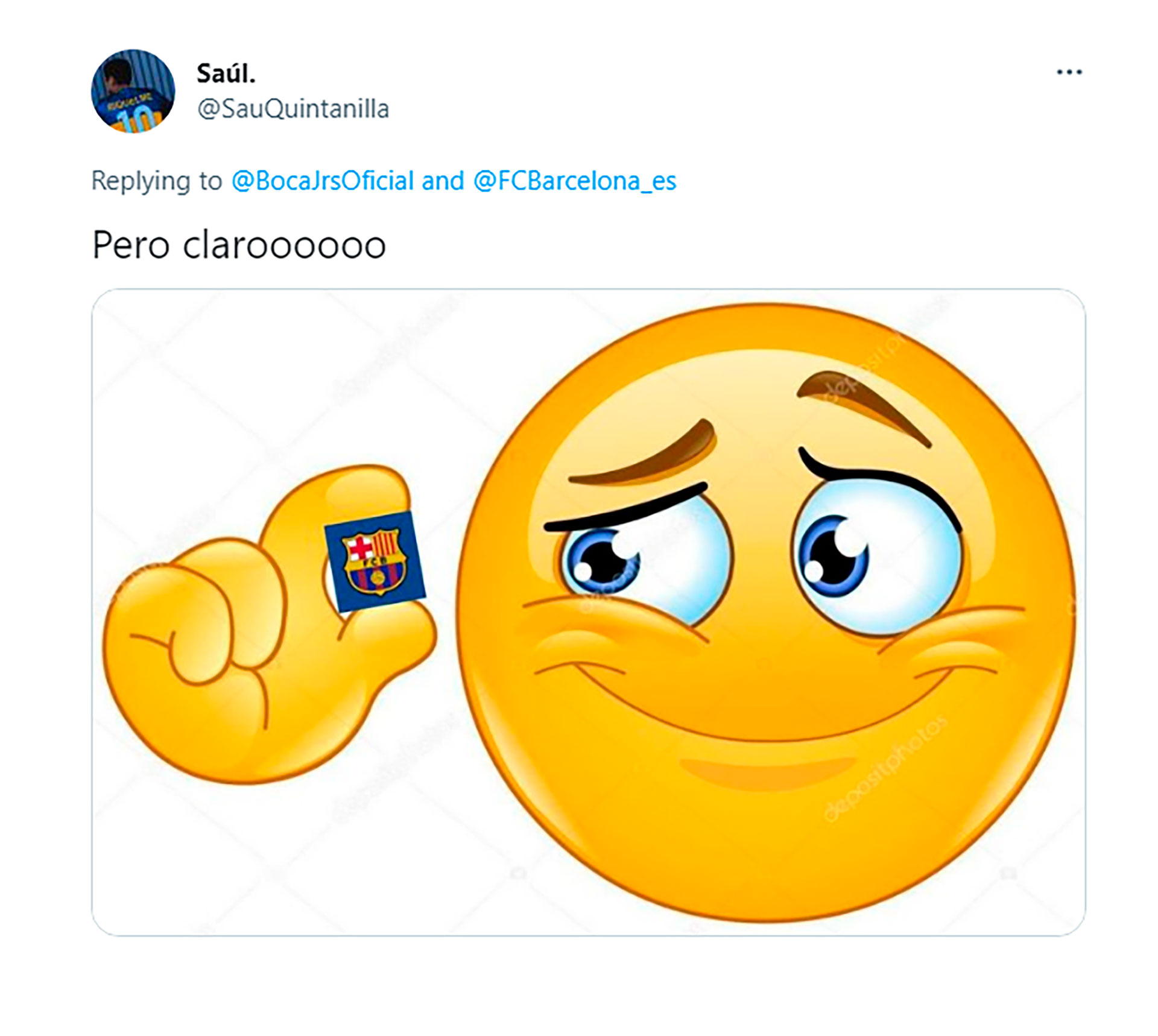 Los mejores memes de la respuesta de Boca al Barcelona por su hinchada (Twitter)