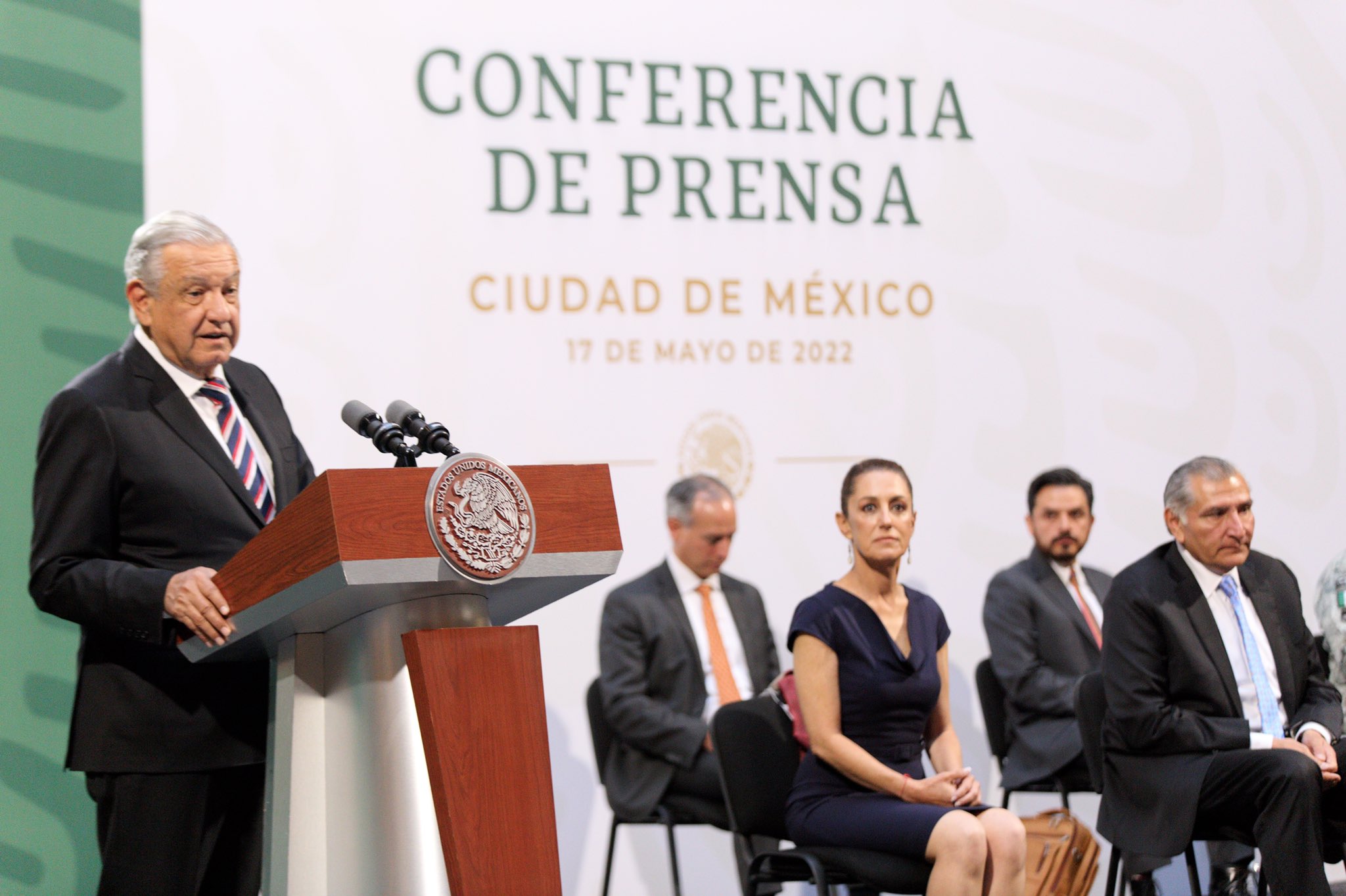 La conferencia mañanera se llevó a cabo en la sede del Gobierno de la Ciudad de México. (FOTO: Cuartoscuro)