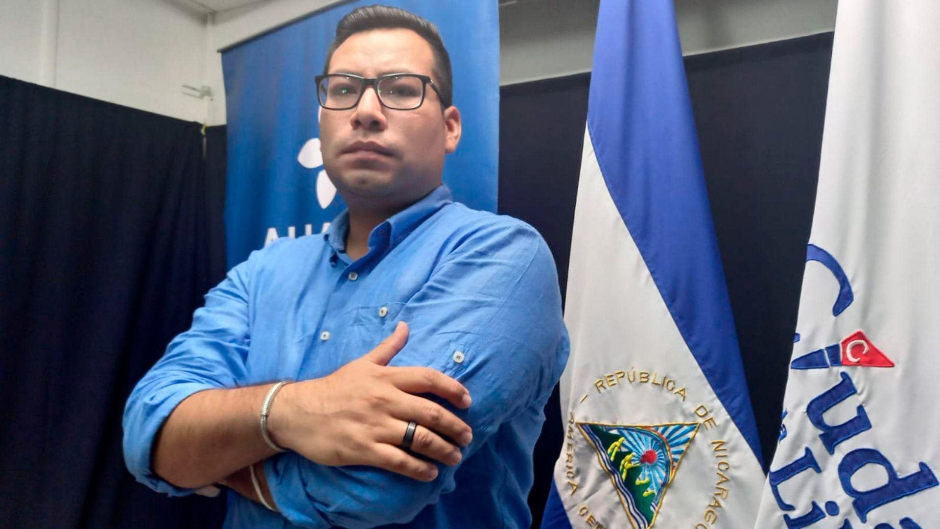 El régimen de Daniel Ortega volvió a detener arbitrariamente al líder opositor Yubrank Suazo