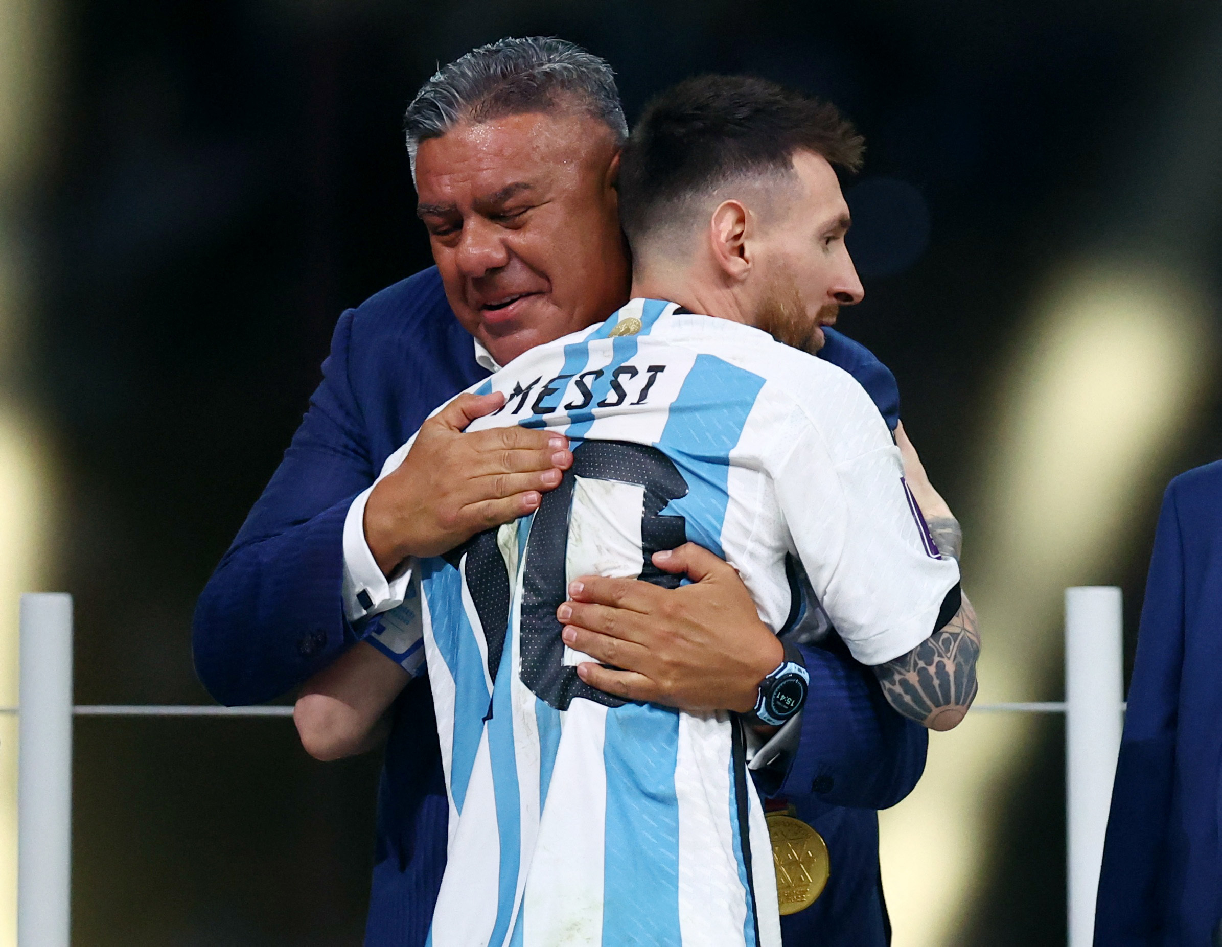 Tras la conquista de Argentina en Qatar, Chiqui Tapia sueña con que Messi desembarque en el fútbol argentino (REUTERS/Hannah Mckay)