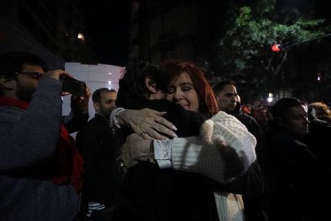 Grabois junto a Cristina Kirchner 