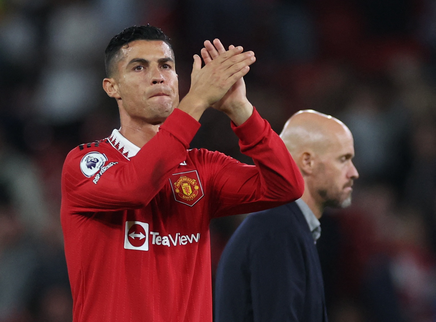 Cristiano Ronaldo tiene contrato con Manchester United hasta junio de 2023 (Reuters)