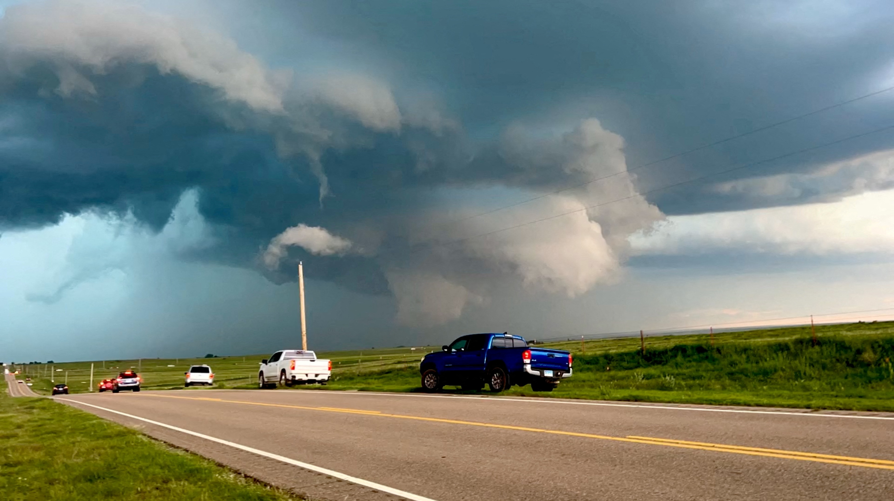 Tormentas y nubes raras en Oklahoma (Thea Sandmael/via REUTERS)