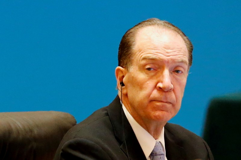 Foto de archivo ilustrativa de David Malpass, presidente del Banco Mundial, en un evento en Pekín. 
Nov 21, 2019. REUTERS/Florence Lo/