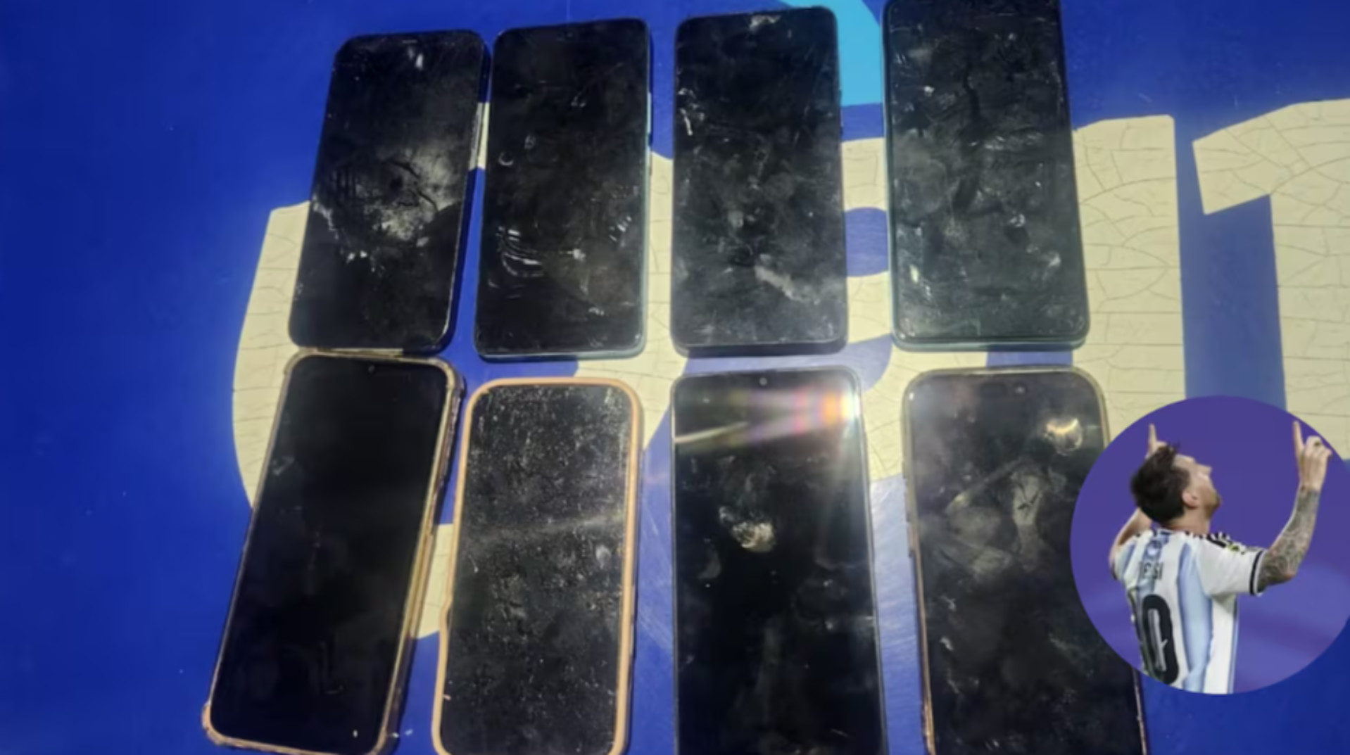 Detuvieron a un hombre que aprovech&oacute; los festejos por la victoria de la selecci&oacute;n argentina para robar celulares