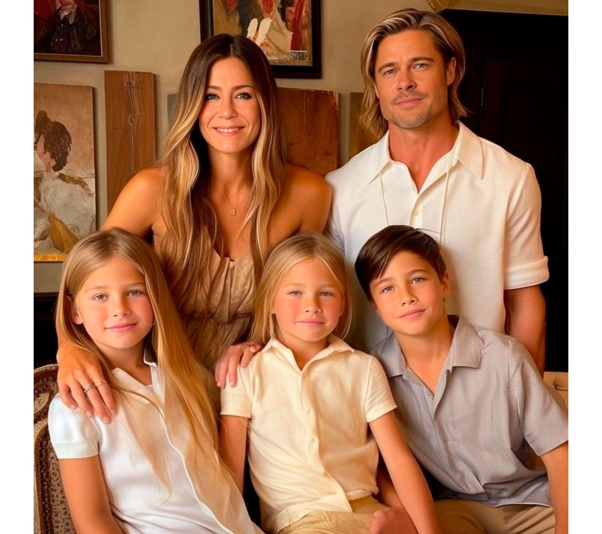 Jennifer Aniston y Brad Pitt estuvieron juntos cinco años pero no tuvieron hijos 