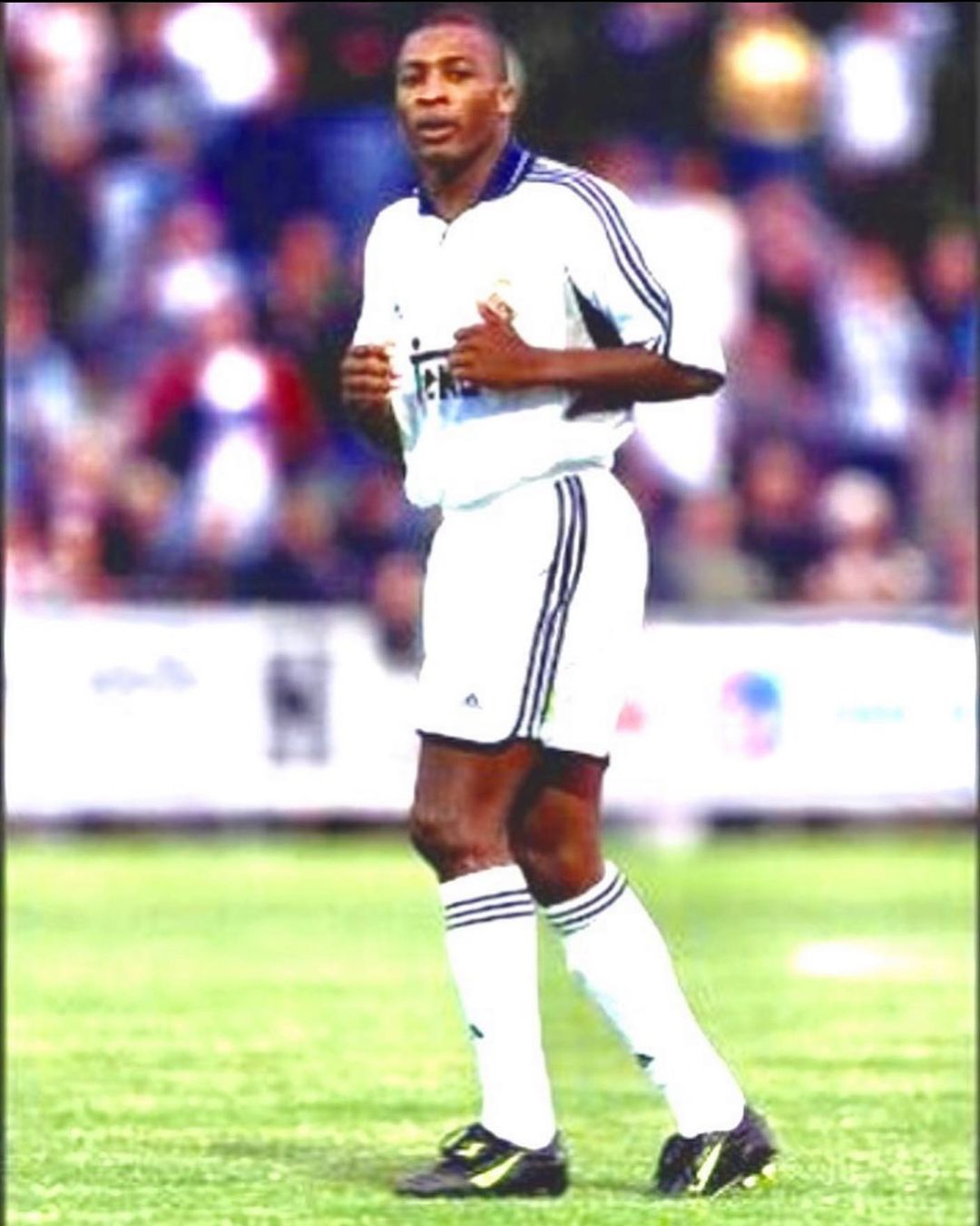 Edwin Congo en su paso por el Real Madrid. Foto: @edwincongo