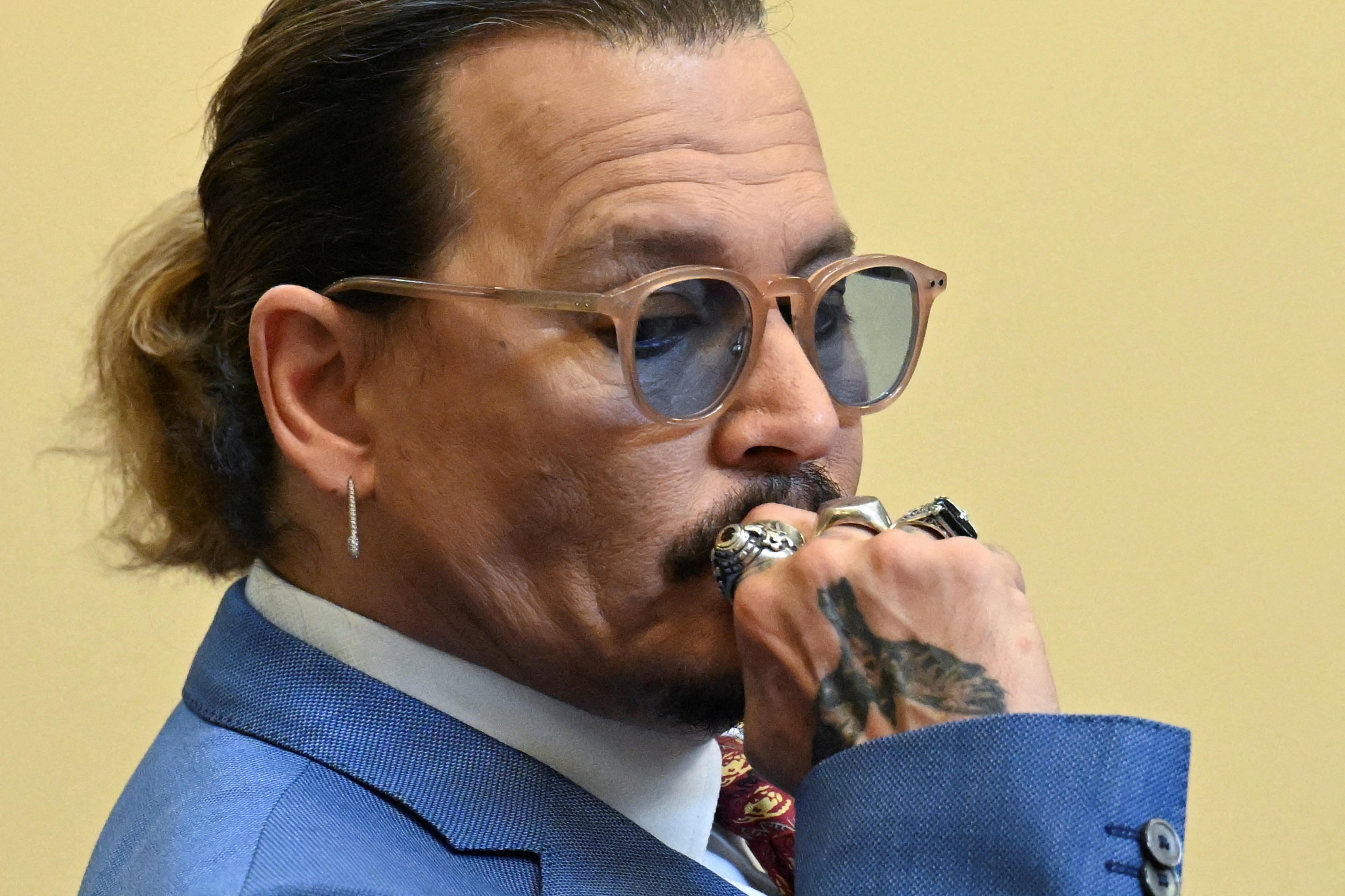 Johnny Depp atravesó las peores semanas de su vida durante el juicio. (Jim Watson/REUTERS)