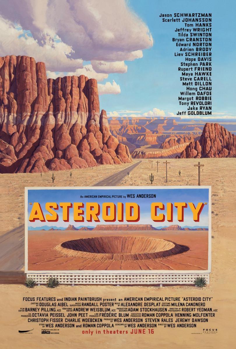 Primer poster de "Asteroid City", lo nuevo de Wes Anderson.(Focus Features)