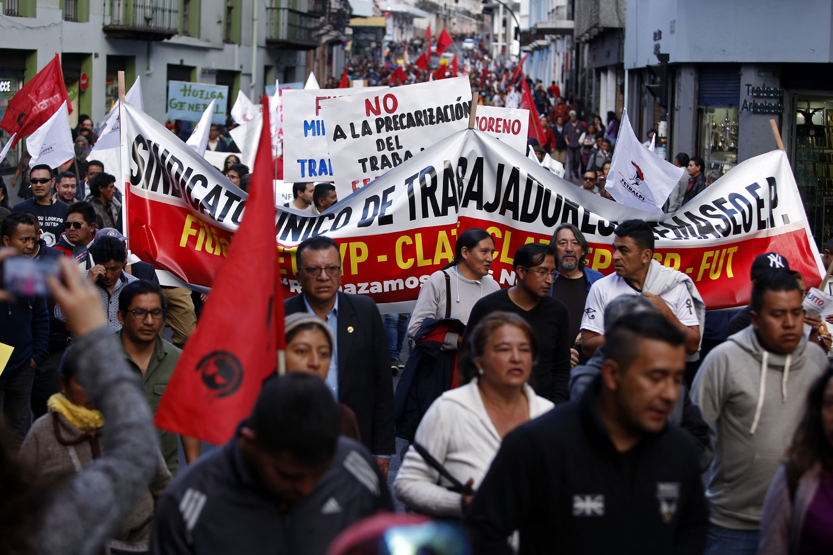 Ecuador Los Sindicatos Se Movilizarán En Contra De Cambios A La