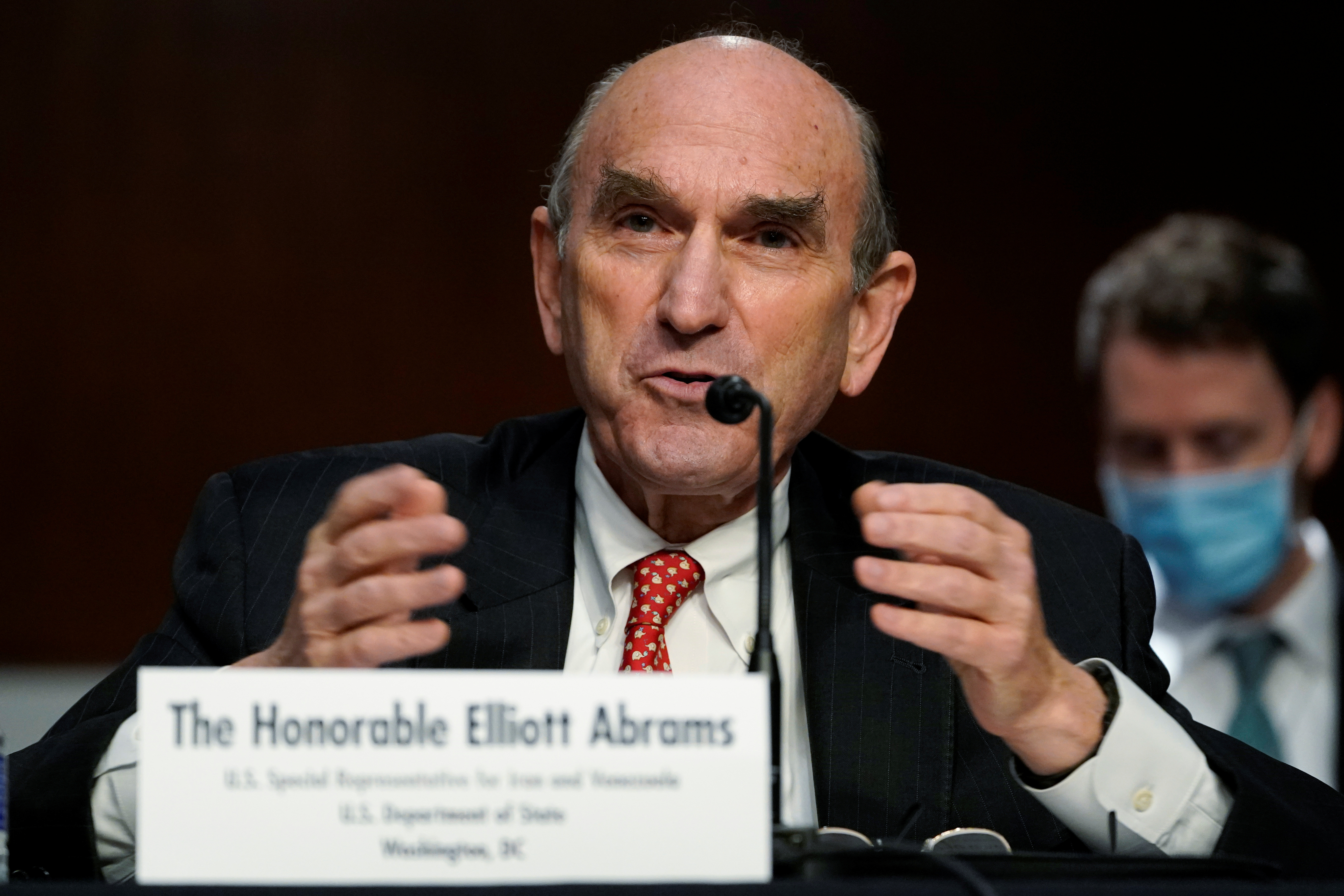 El enviado especial de Estados Unidos para Irán y Venezuela, Elliott Abrams. Foto: Susan Walsh/via REUTERS