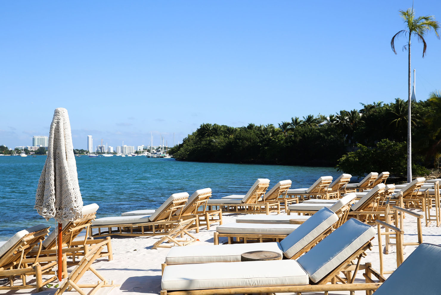 Joia Beach es un pequeño oasis secreto de Miami, enclavado en la bahía de Biscayne.