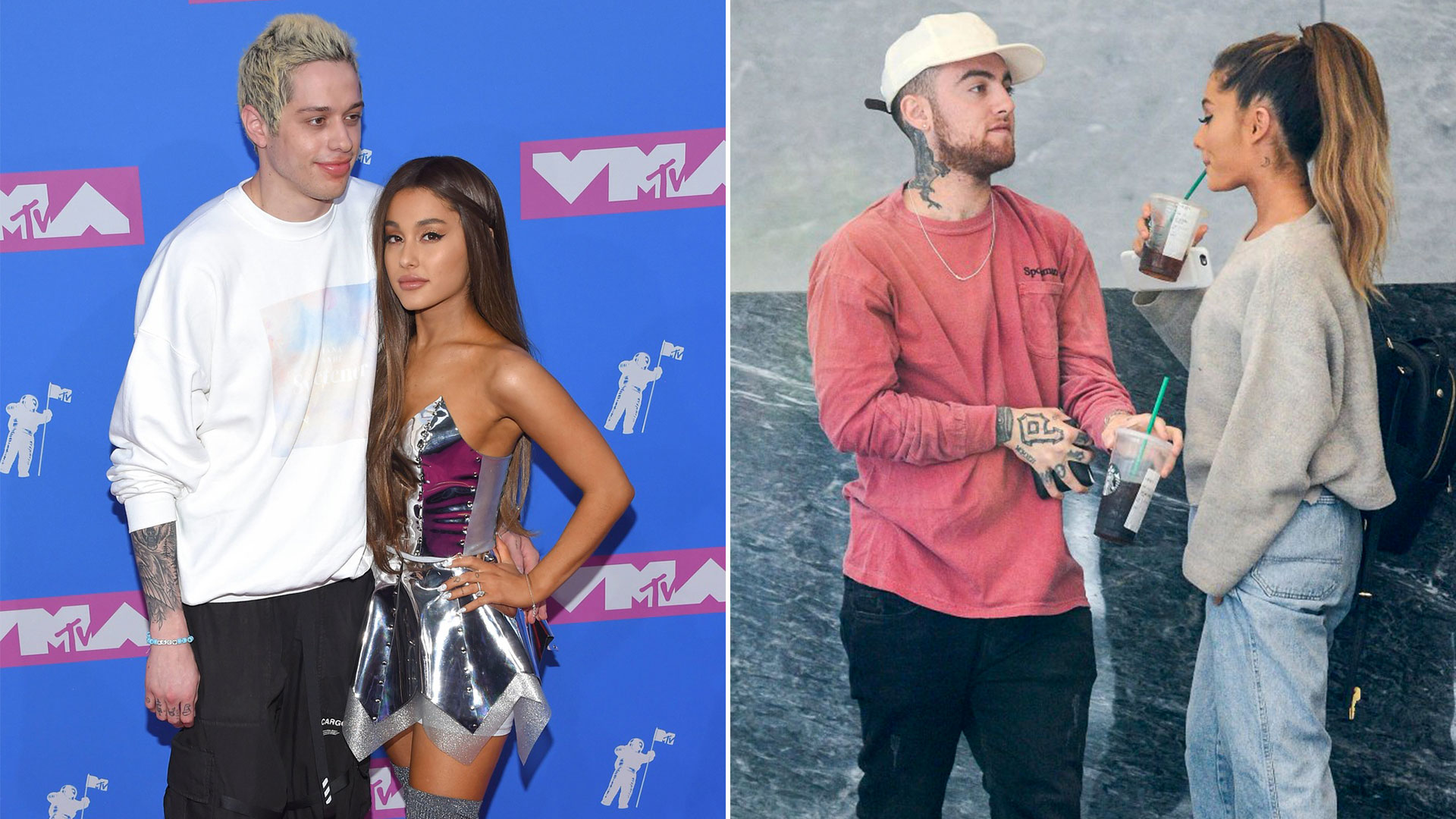 Ariana Grande covered a Pete Davidson tattoo with one of Mac Miller