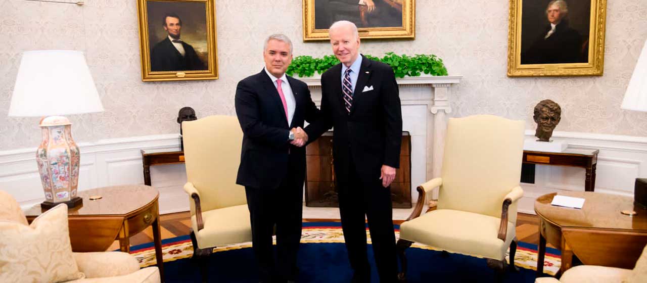 Joe Biden e Iván Duque se reunen en Washington para hablar de covid-19, seguridad y medioambiente