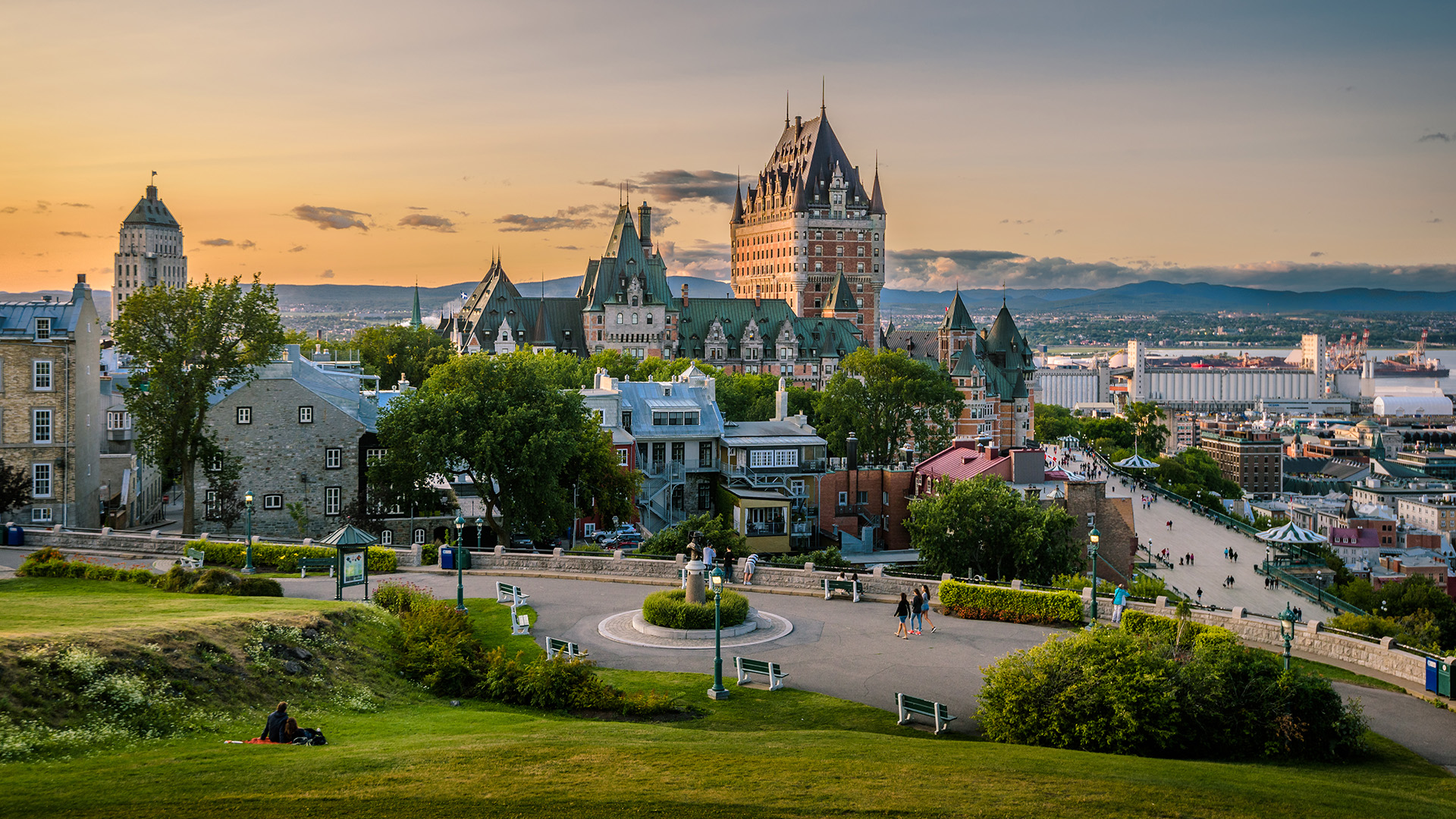 Horizonte da cidade de Quebec, Canadá (Getty Images)