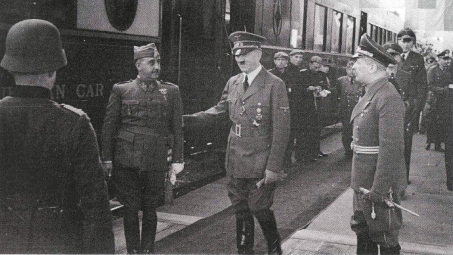 Francisco Franco y Adolf Hitler