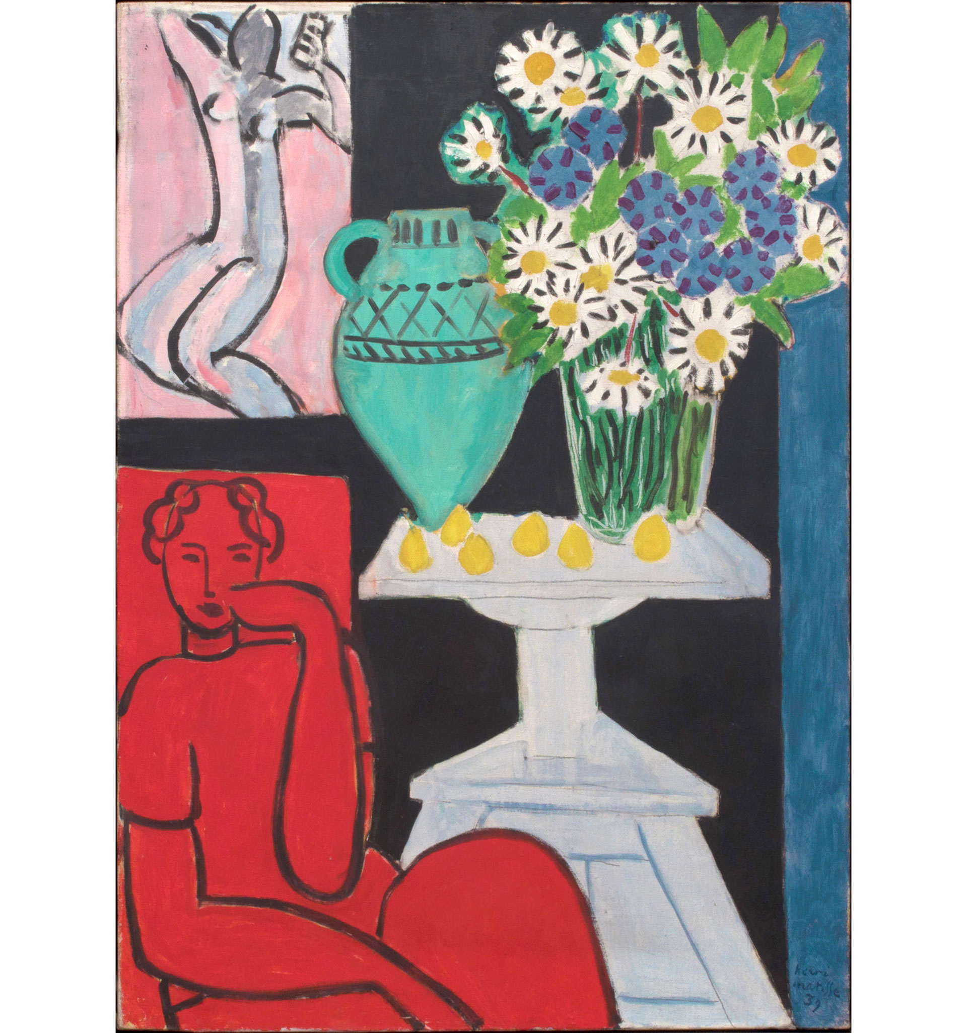 "Margaritas" de Henri Matisse, 1939. Óleo sobre lienzo (Art Institute of Chicago/Succession H. Matisse)