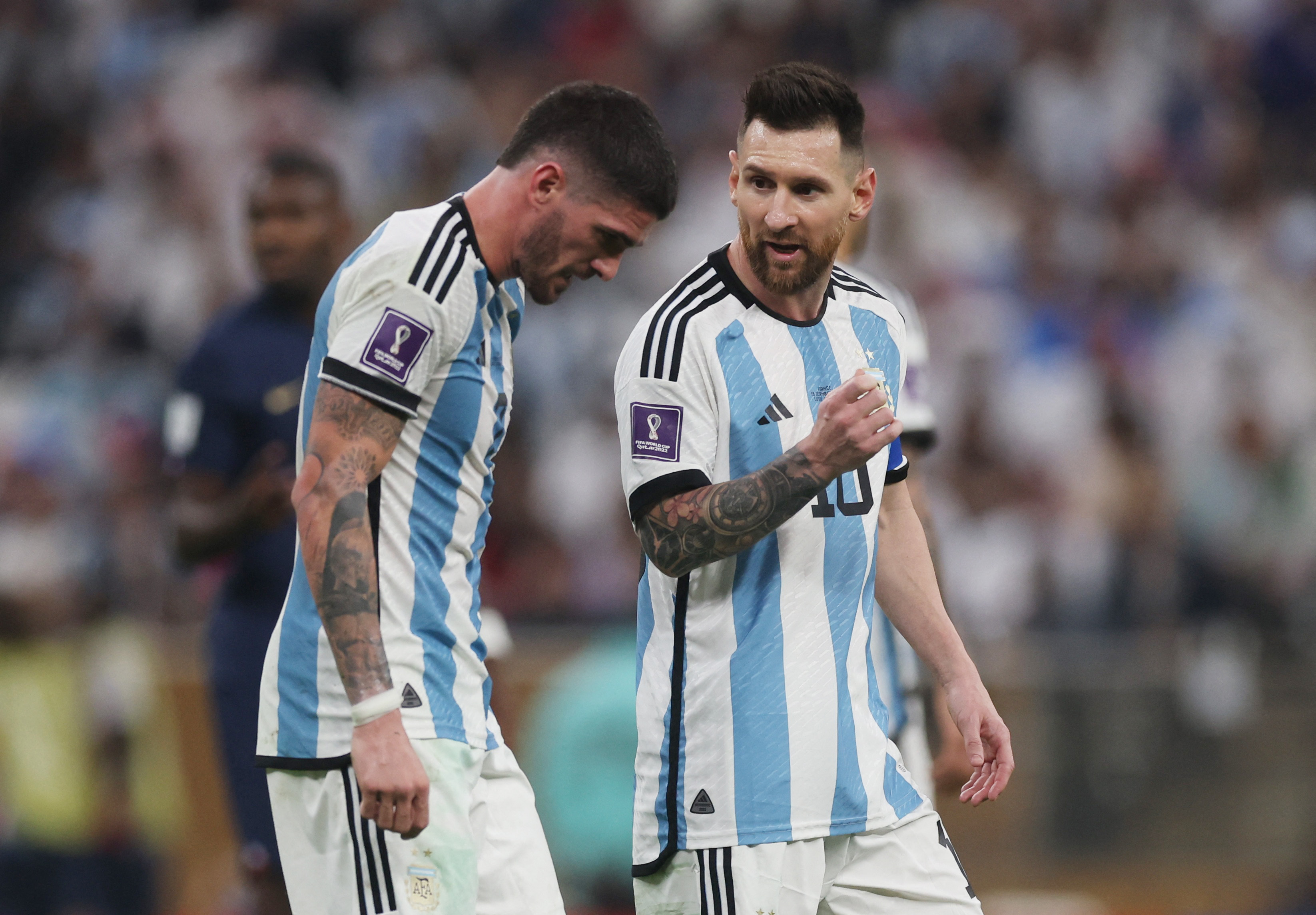 De Paul reveló intimidades de la Selección y de la relación que forjó con Messi (REUTERS/Lee Smith)